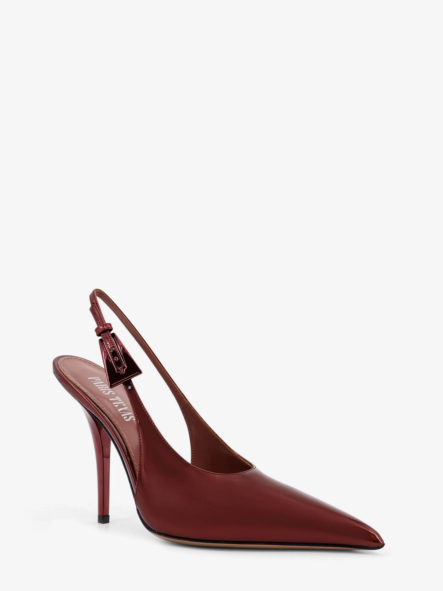 Paris Texas Jessica Slingback Mirror Leather Pumps - Image 2
