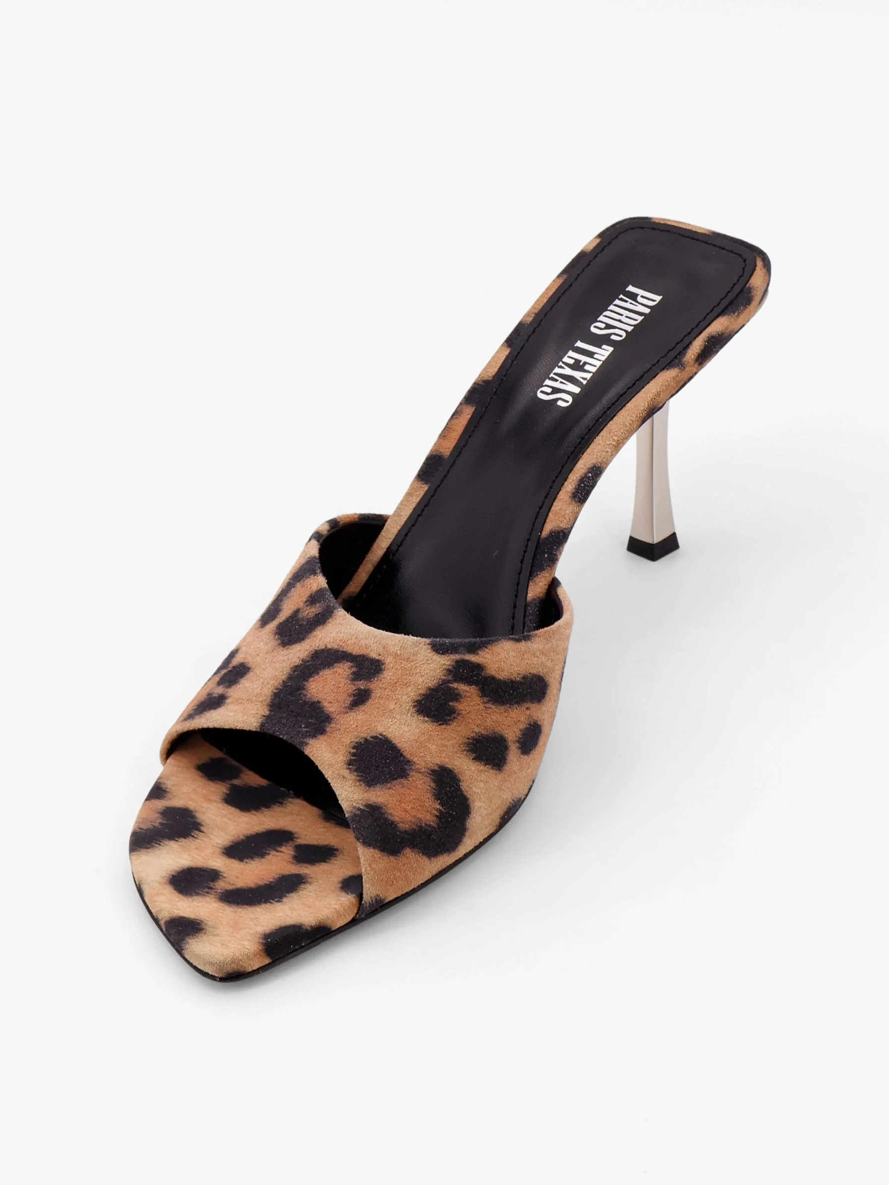 Paris Texas Lorena Suede Sandals With Animal Print - Image 4