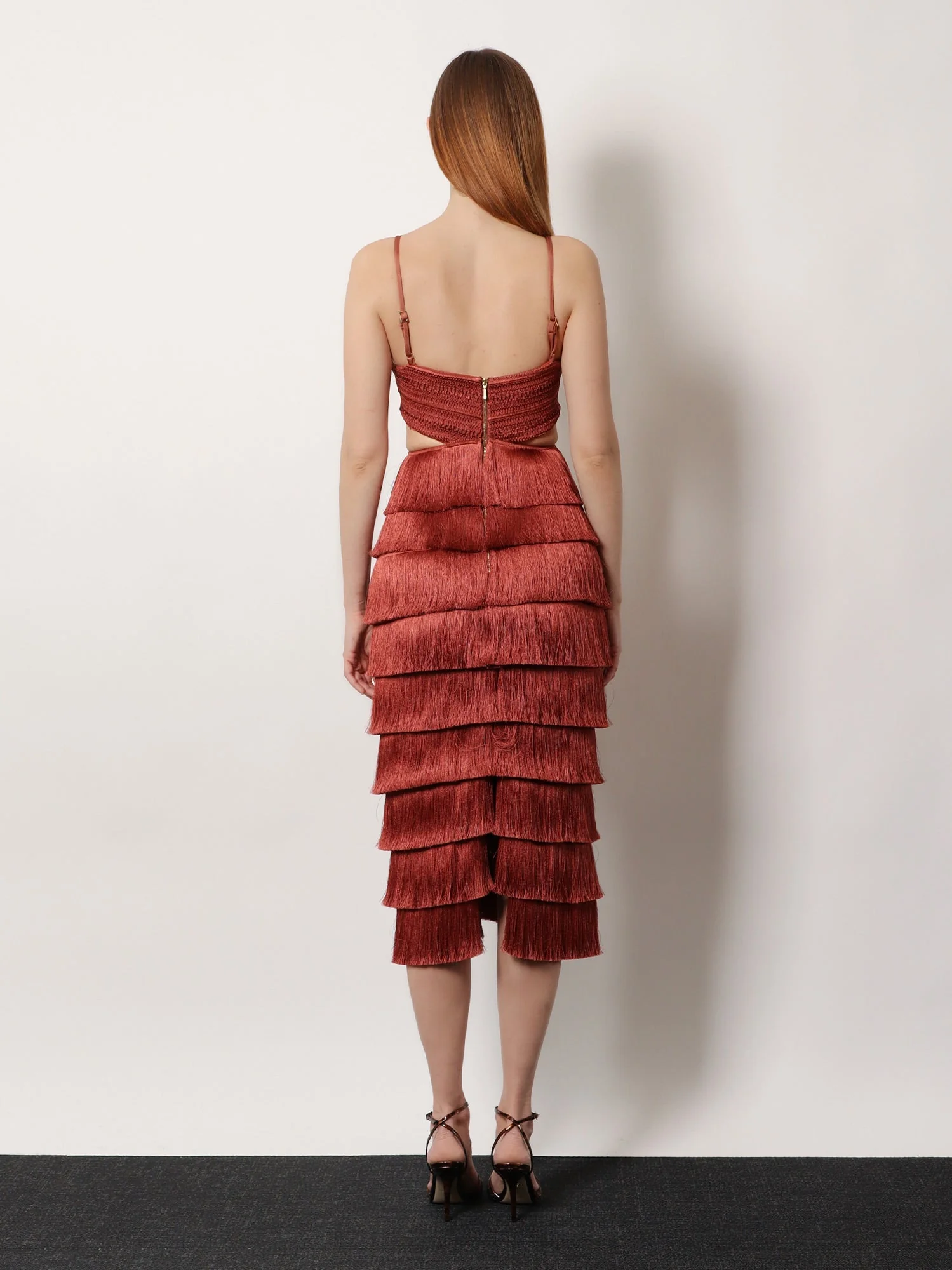 Patbo Amethyst Fringed Dress - Image 3