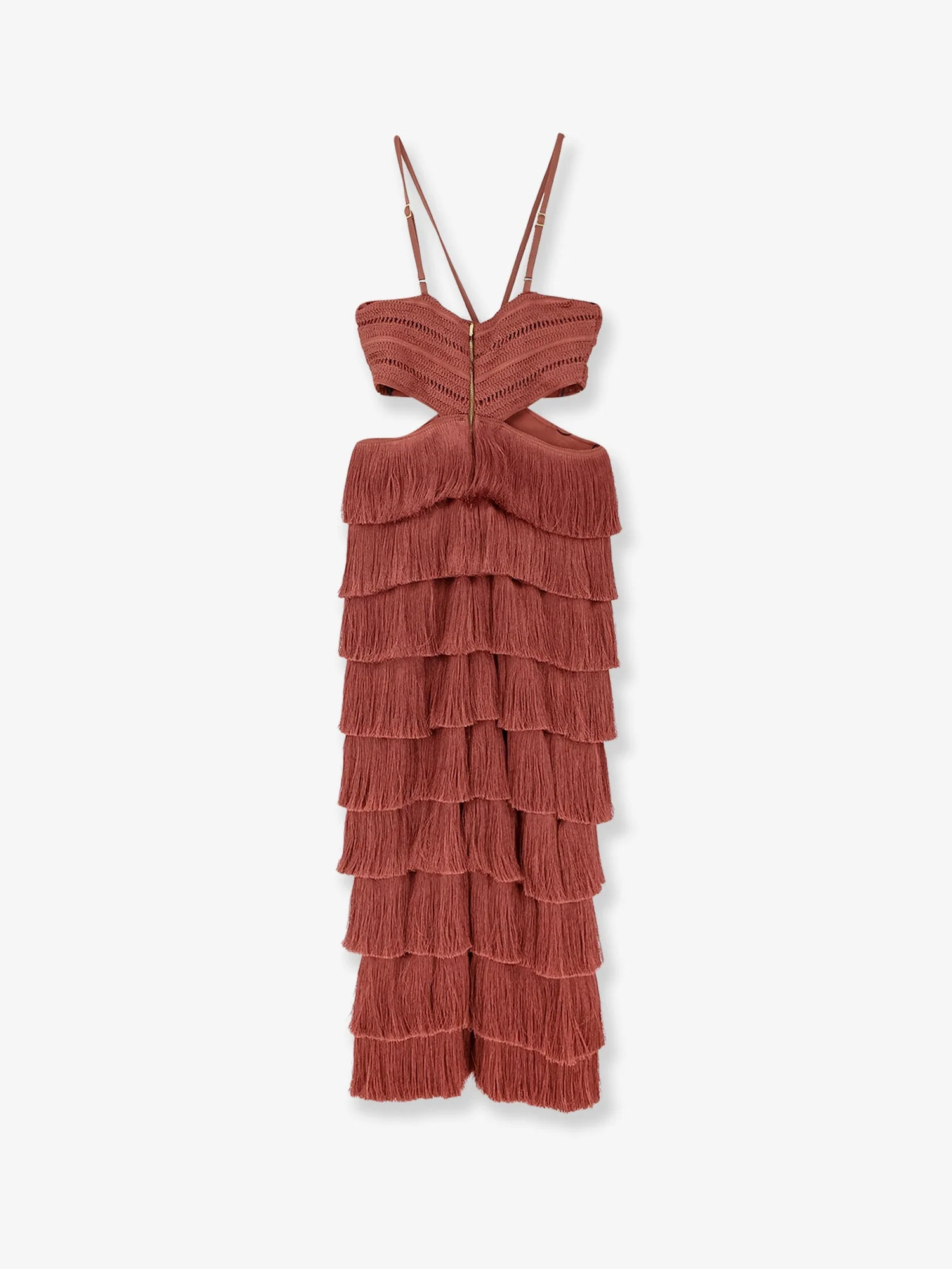 Patbo Amethyst Fringed Dress - Image 4
