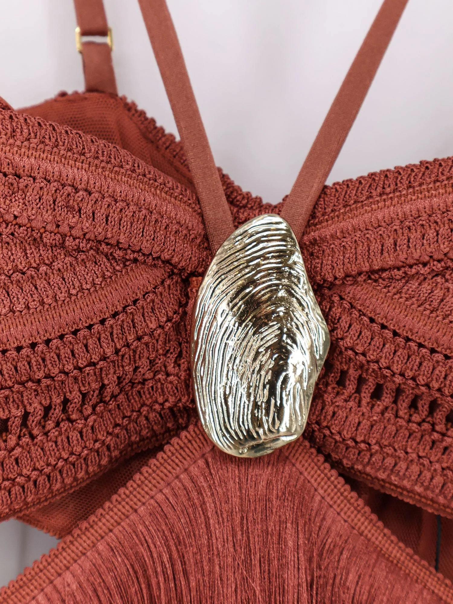 Patbo Amethyst Fringed Dress - Image 5