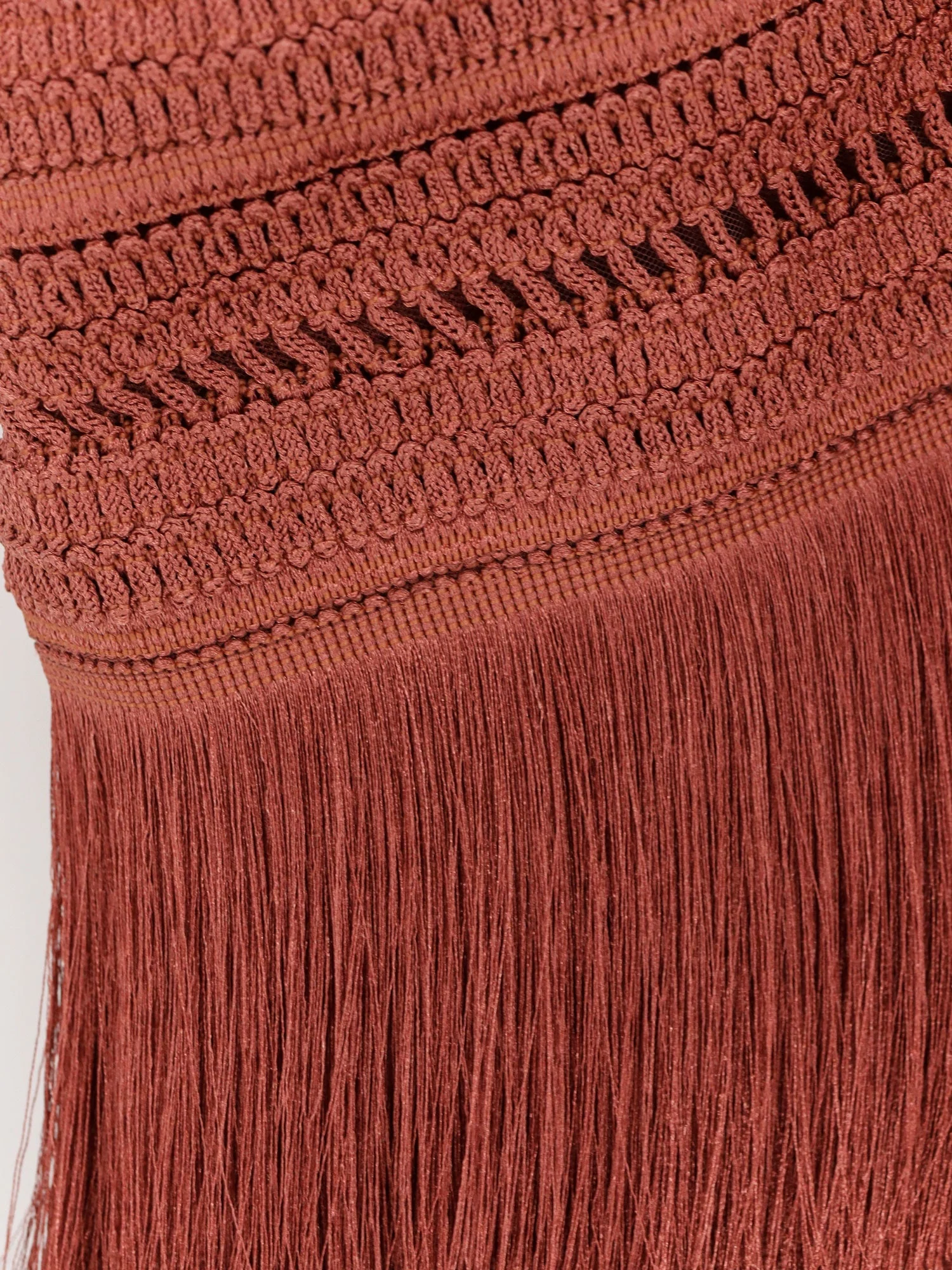 Patbo Asymmetrical Top With Fringes - Image 3