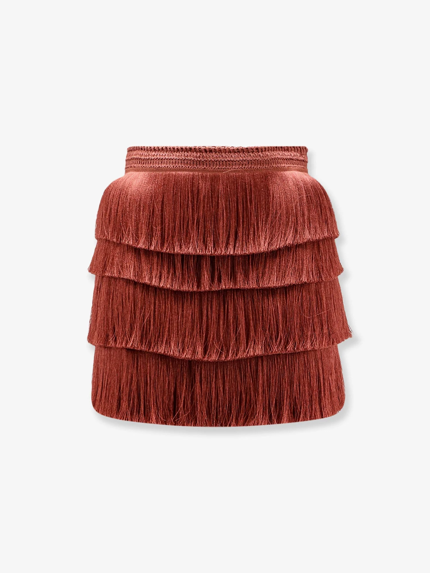 Patbo Mini Skirt With Fringes - Image 6