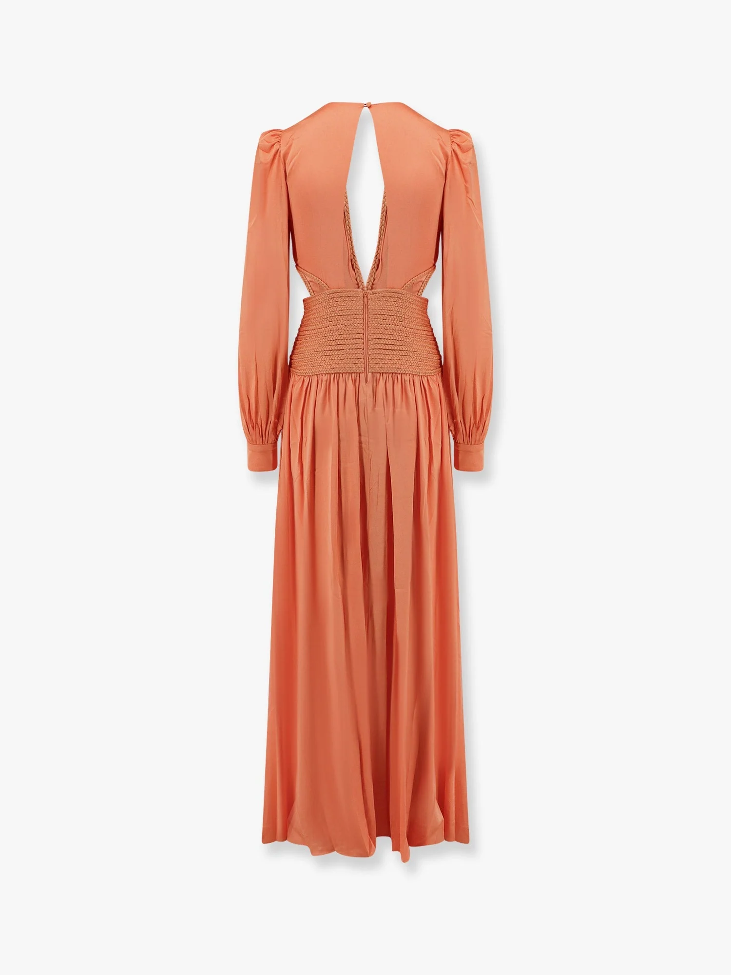 Patbo Satin Sunset Long Dress With Cut-Out Details - Image 5