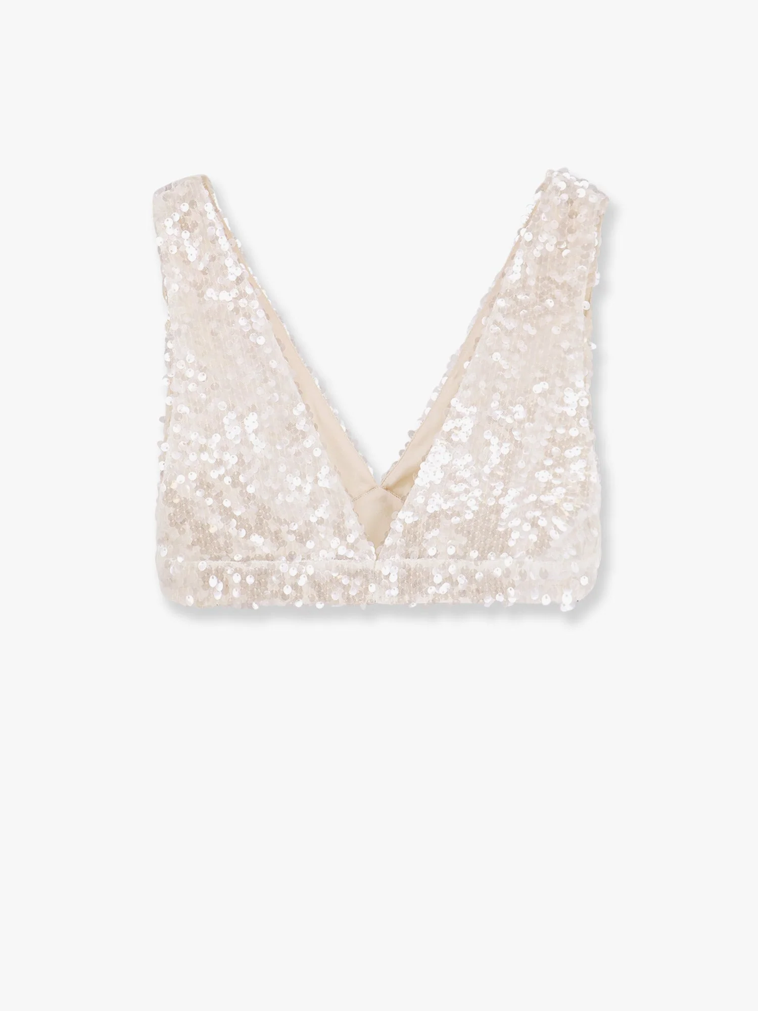 Philosophy Di Lorenzo Serafini Crop Fit Top With Macro Sequins - Image 2