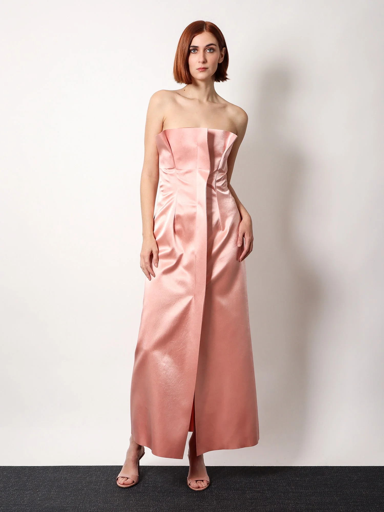 Philosophy Di Lorenzo Serafini Satin Long Dress With Bustier - Image 7