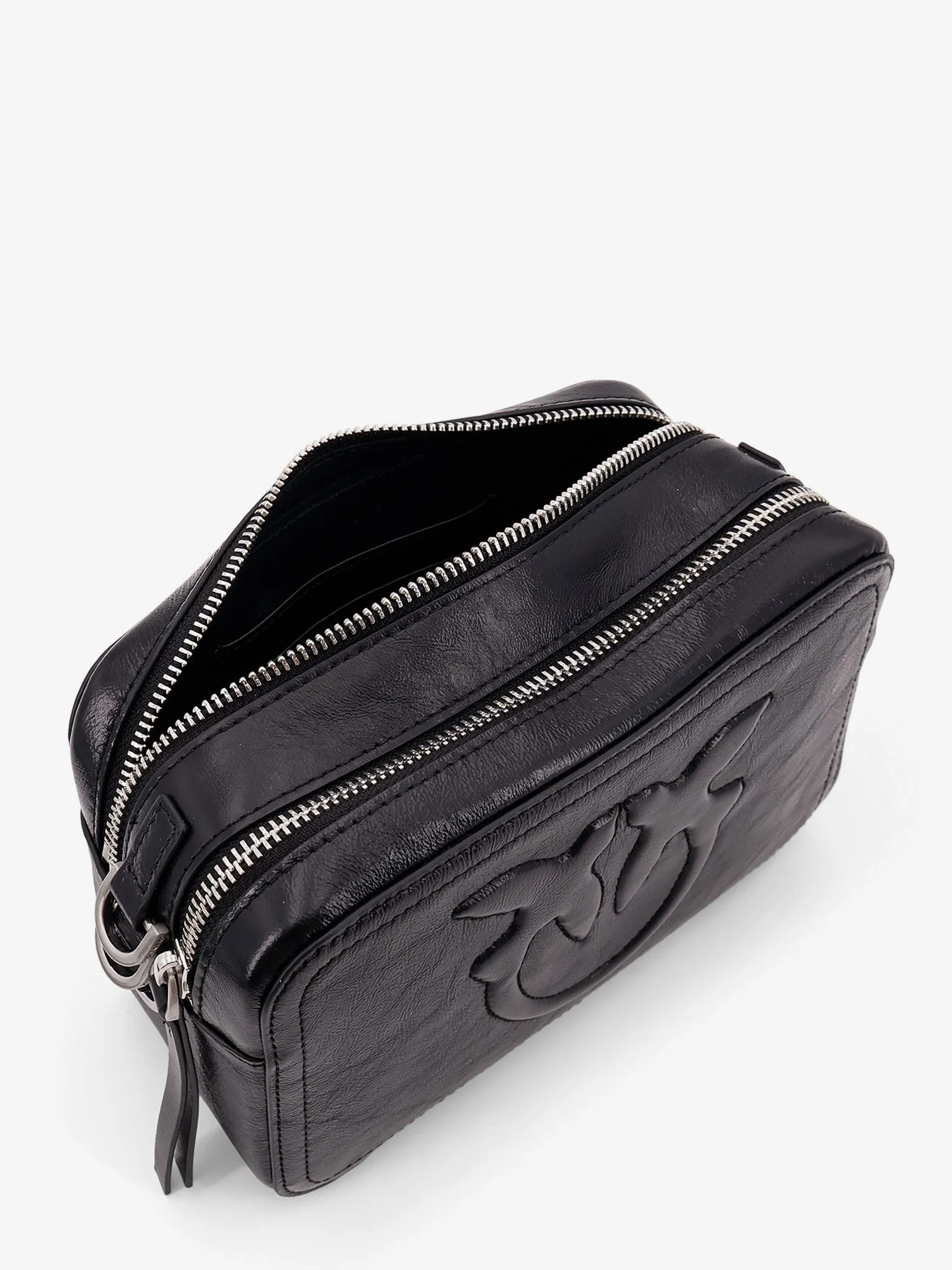Pinko Carrie Leather Shoulder Bag - Image 4