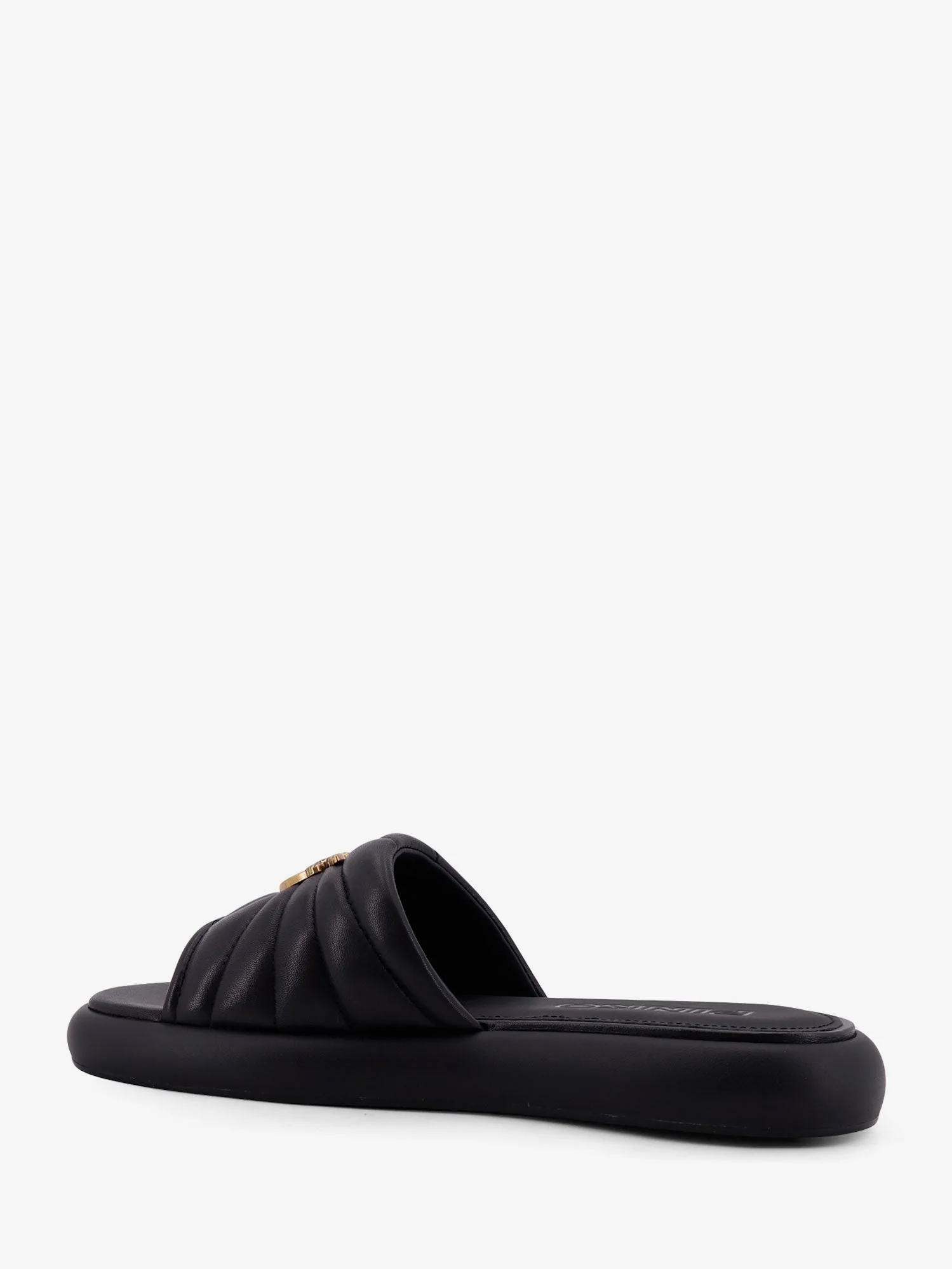 Pinko Fiona Low Leather Sandals - Image 3