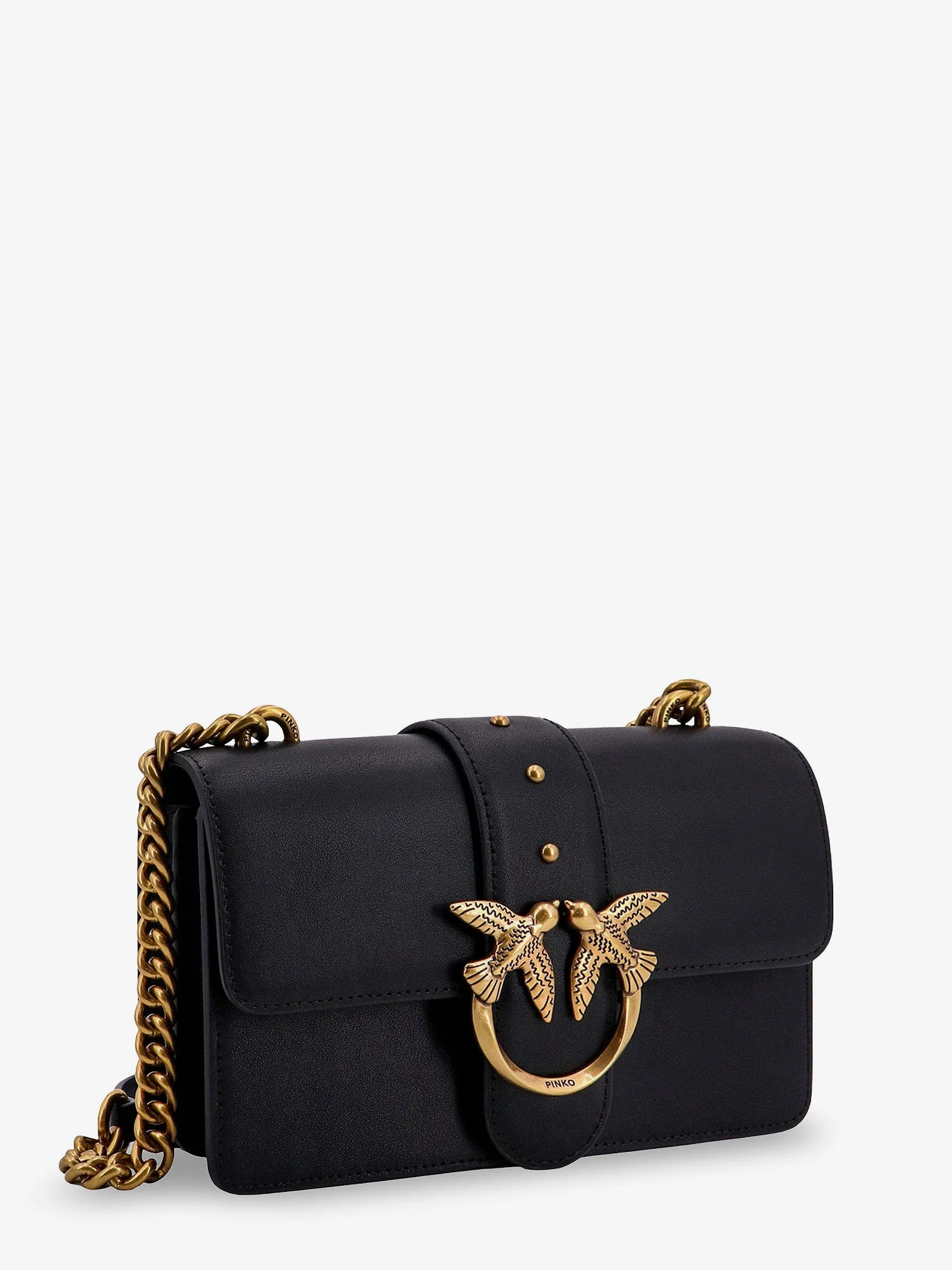 Pinko Love One Mini Leather Crossbody Bag - Image 3