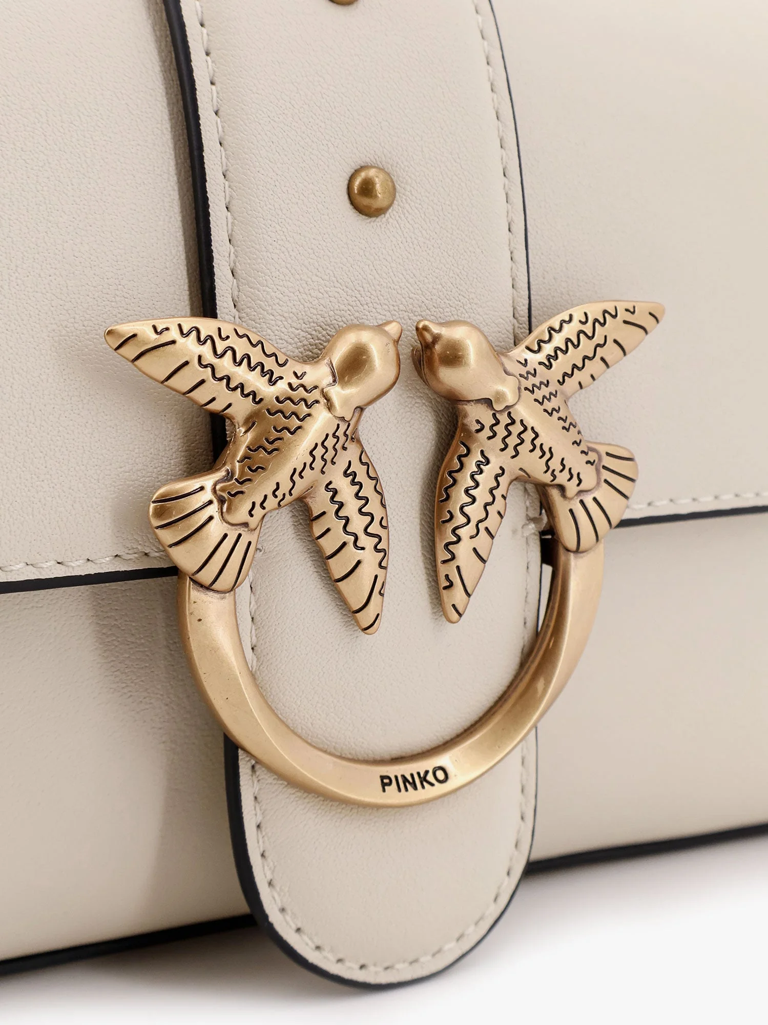 Pinko Love One Mini Leather Shoulder Bag - Image 10