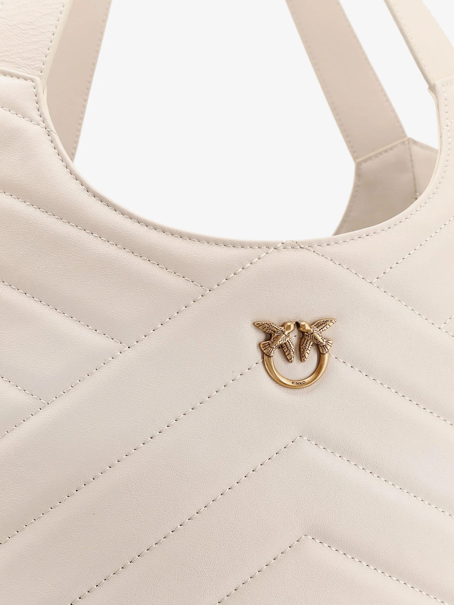 Pinko Quilted Leather Shoulder Bag - Image 10