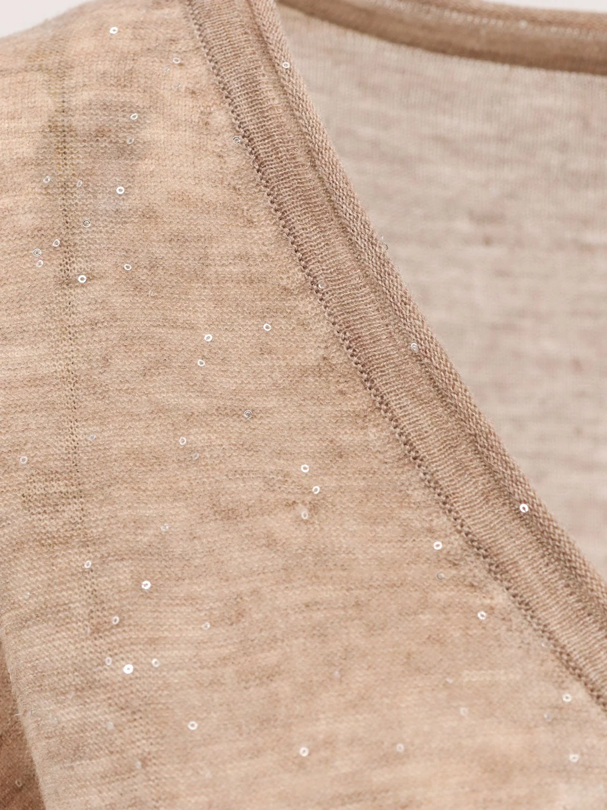 Pinko Salomone Wool Sweater With Micro Sequins - Image 3