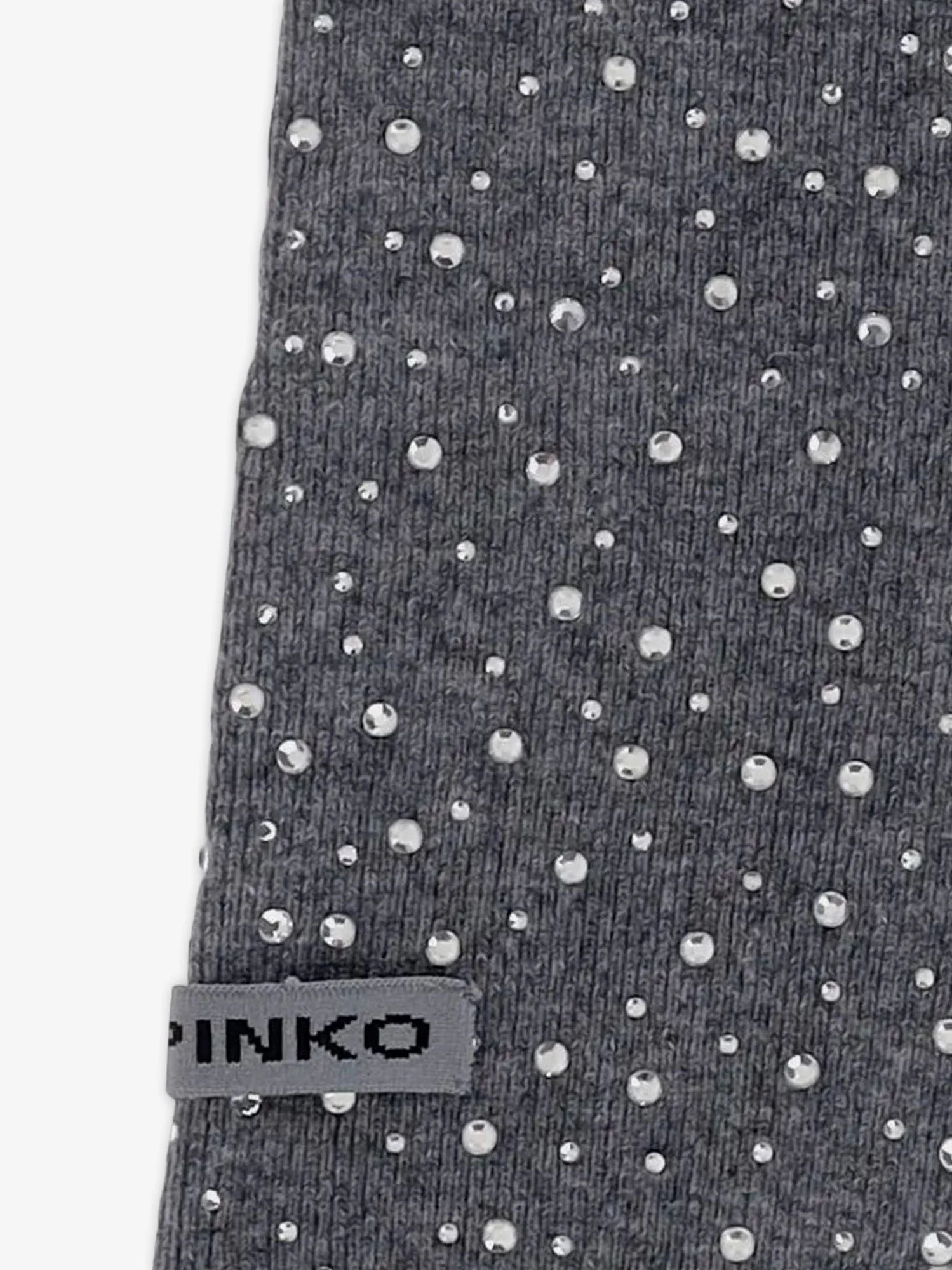 Pinko Svizzera Wool Scarf With Rhinestones - Image 2