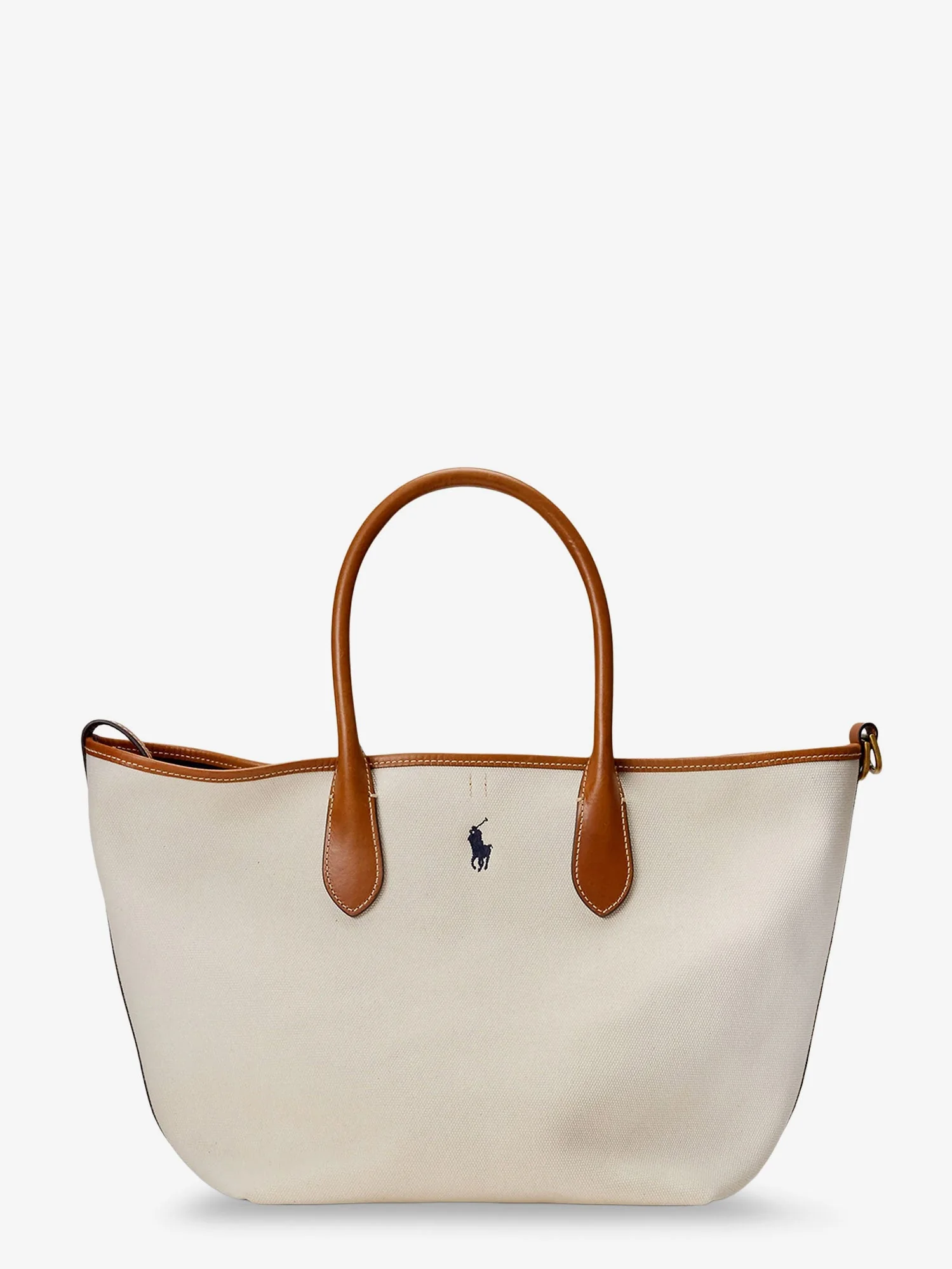 Polo Ralph Lauren Canvas Shopping Bag With Embroidered Logo