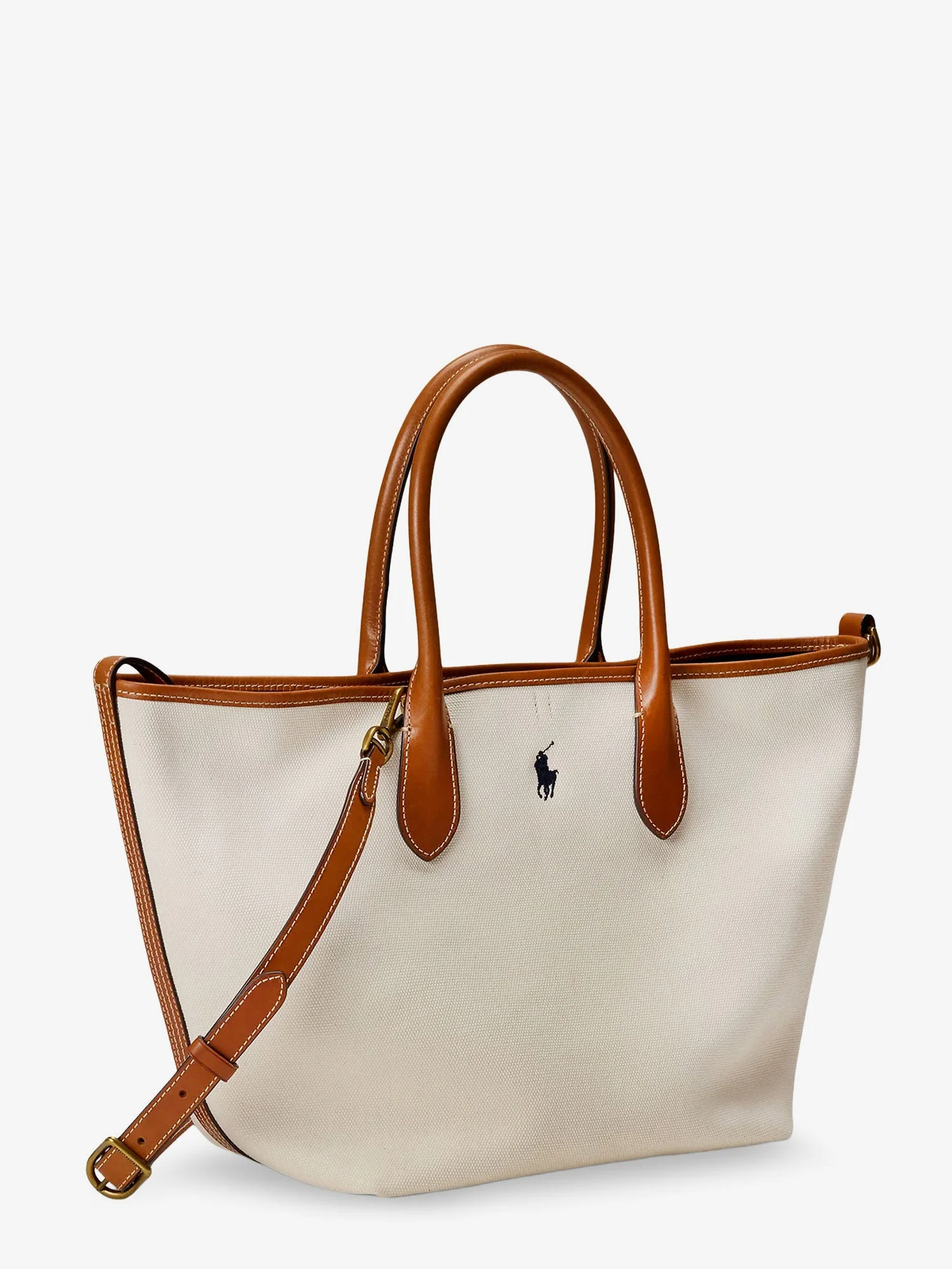 Polo Ralph Lauren Canvas Shopping Bag With Embroidered Logo - Image 3