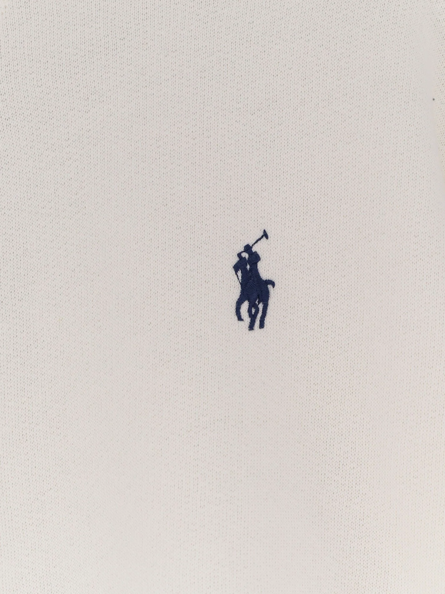 Polo Ralph Lauren Cotton Blend Sweater With Embroidered Logo On The Front - Image 3