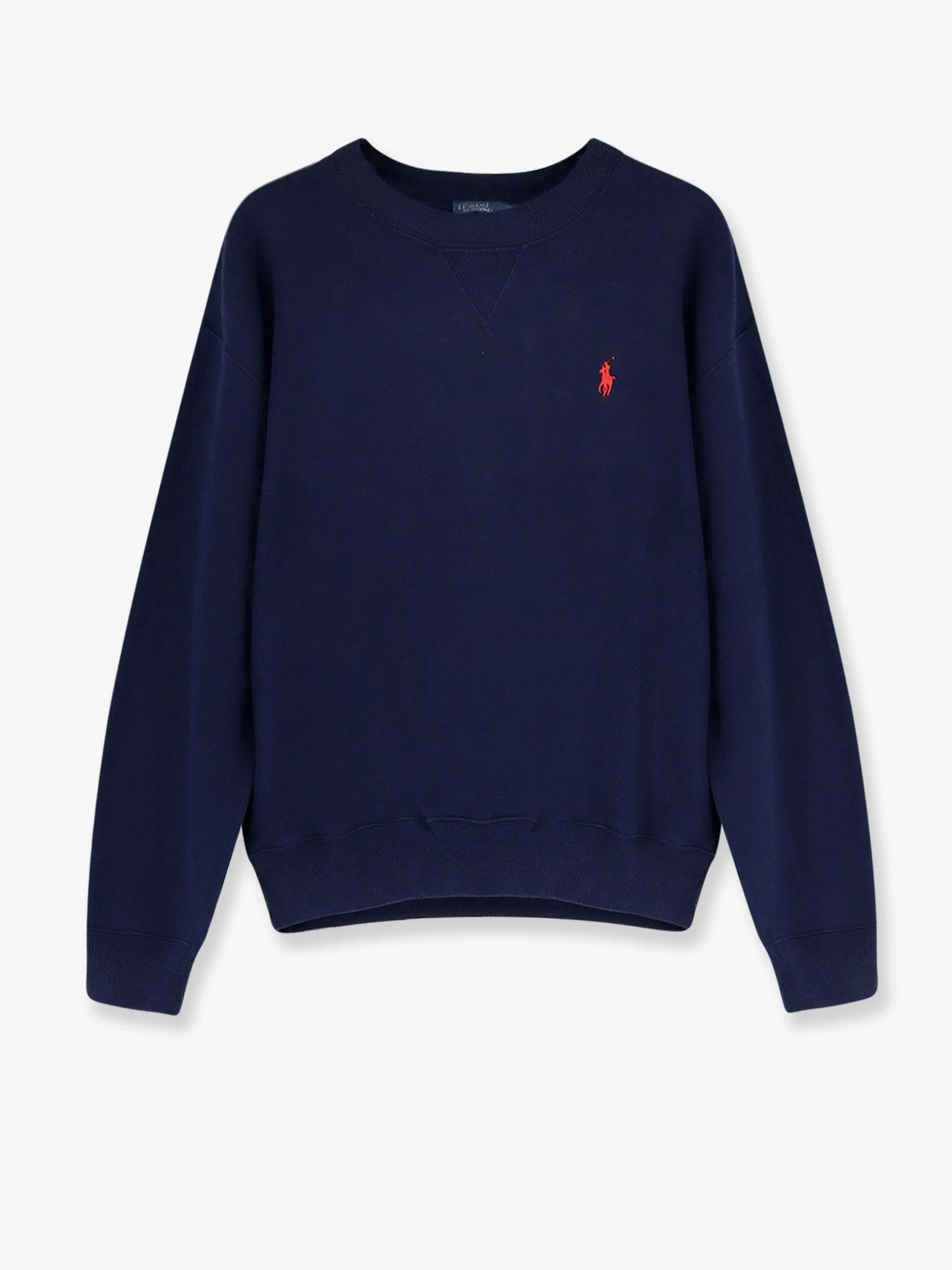 Polo Ralph Lauren Cotton Blend Sweater With Embroidered Logo On The Front - Image 4