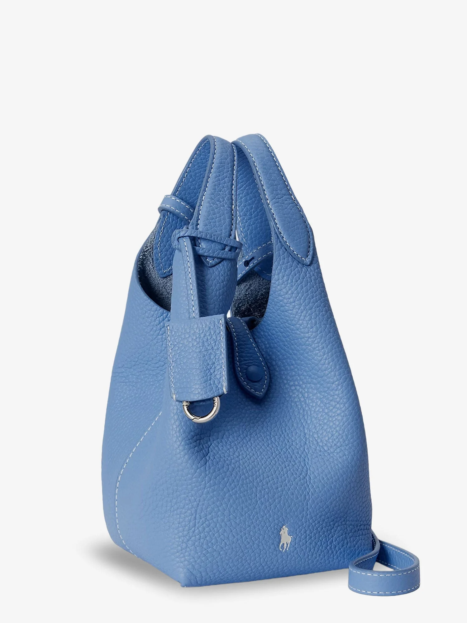 Polo Ralph Lauren Leather Crossbody Bag With Engraved Logo - Image 7