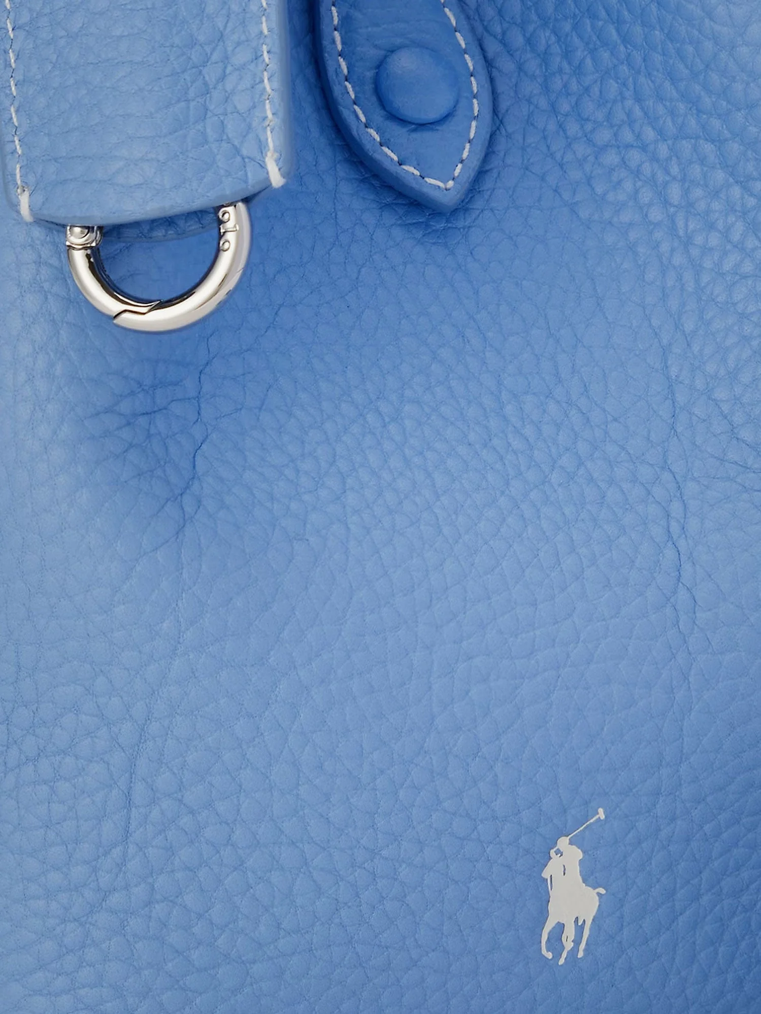 Polo Ralph Lauren Leather Crossbody Bag With Engraved Logo - Image 8