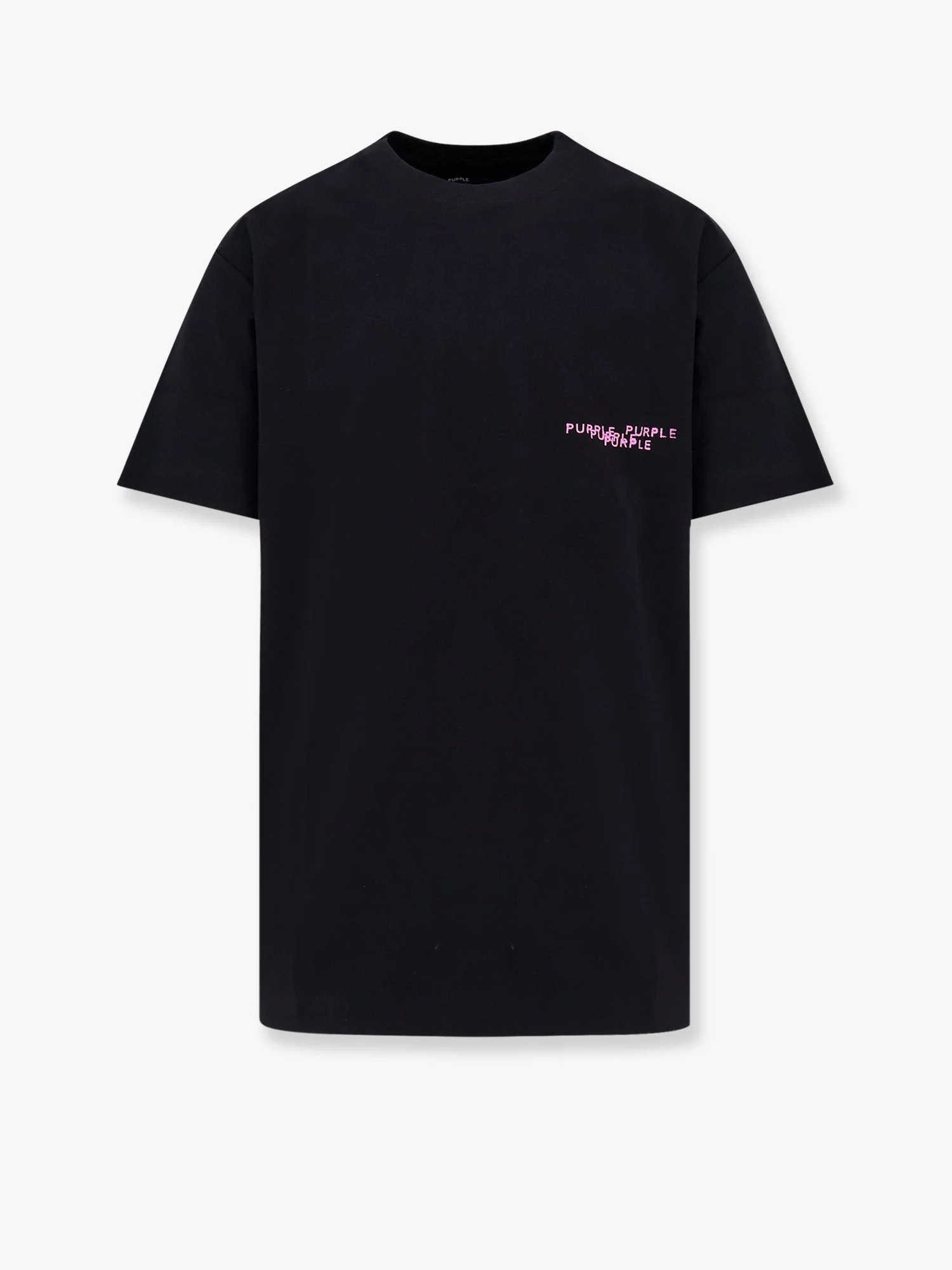 Purple Brand Textured Jersey T-Shirt With Print