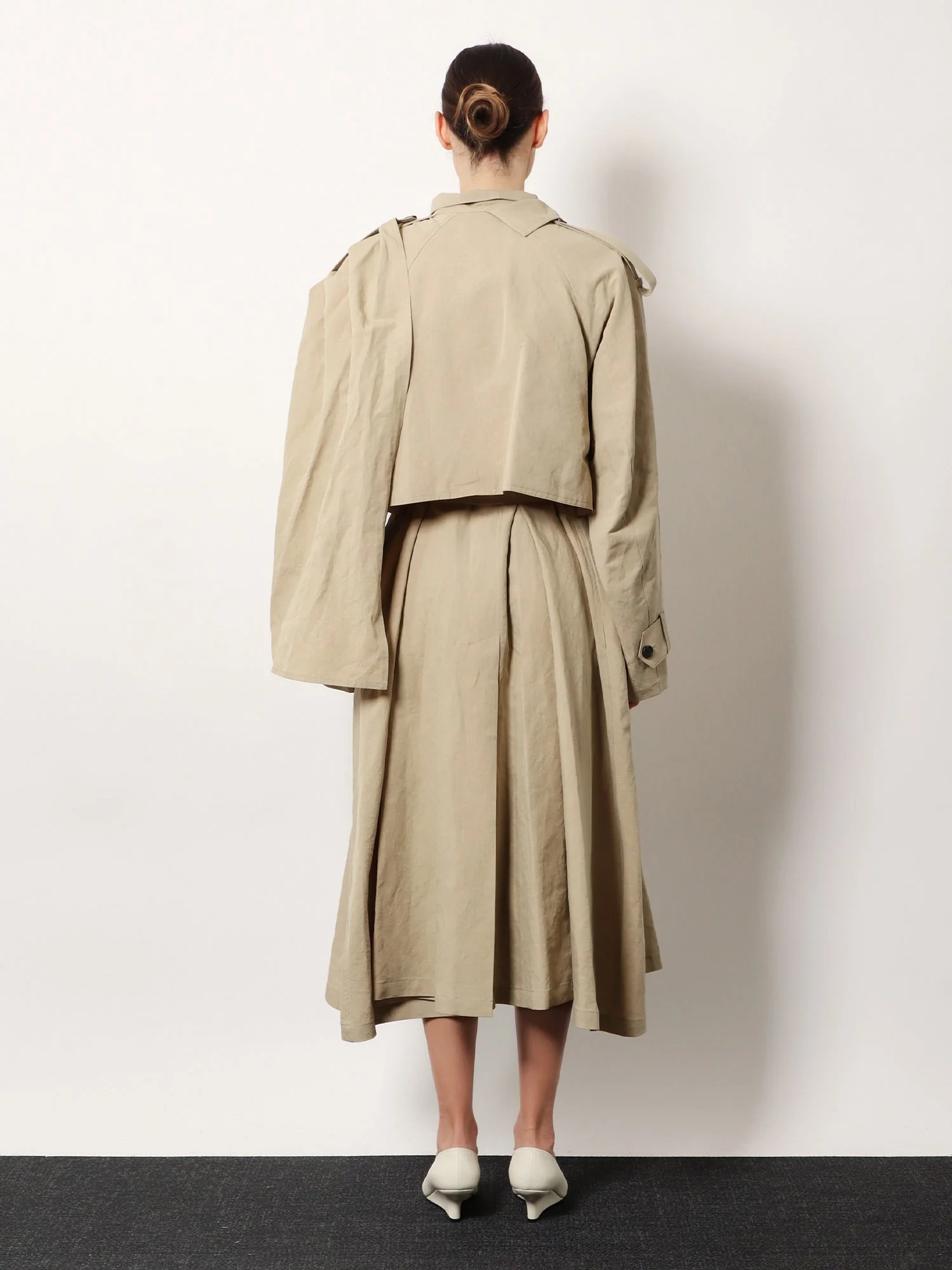 R2W Lumira Linen And Cotton Trench - Image 4