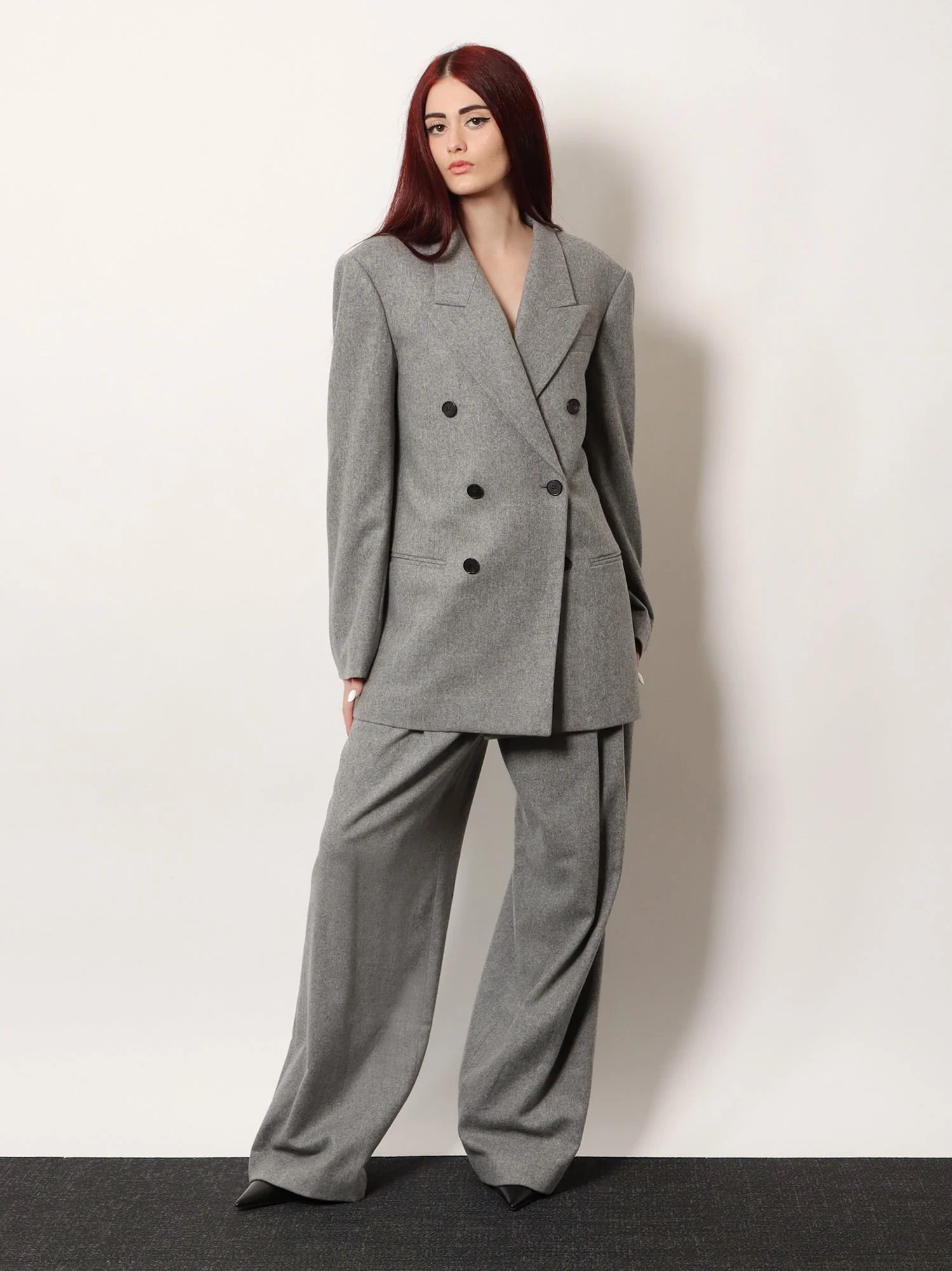 R2W Manes Wool Blend Double-Breasted Blazer - Image 2