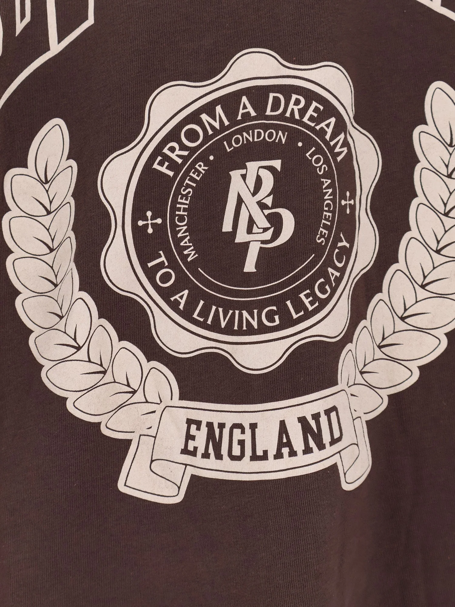 Represent Legacy Crest Cotton T-Shirt With Distressed Effect - Image 3