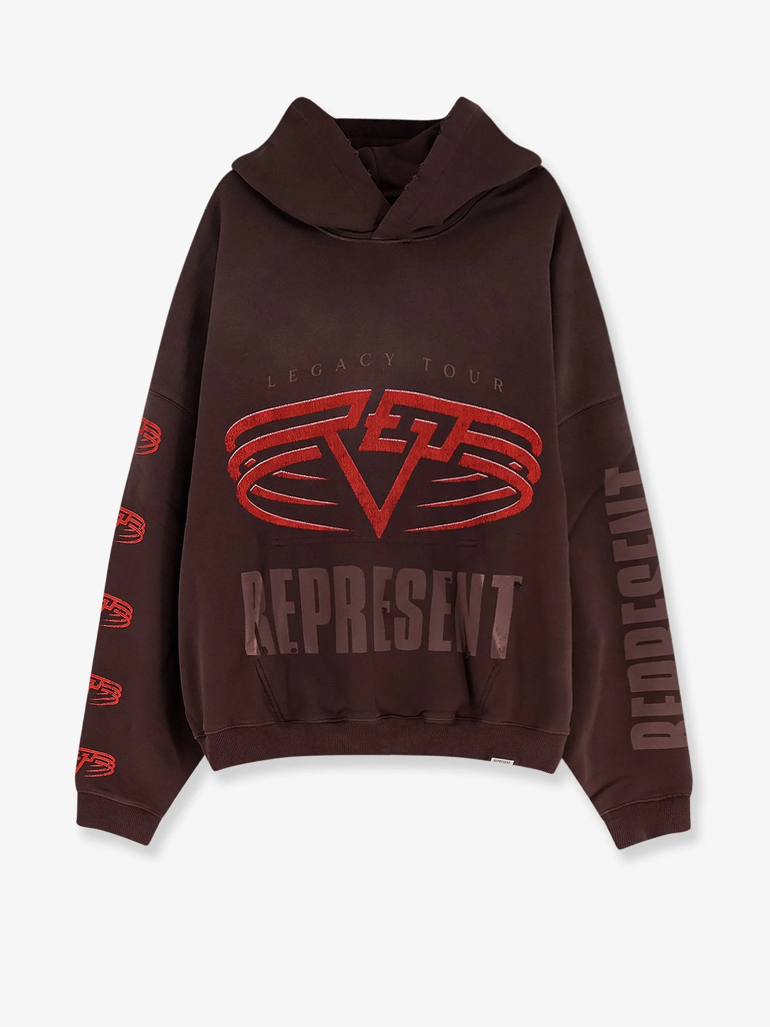 Represent Living Legacy Reversible Cotton Hooded Sweatshirt - Image 4