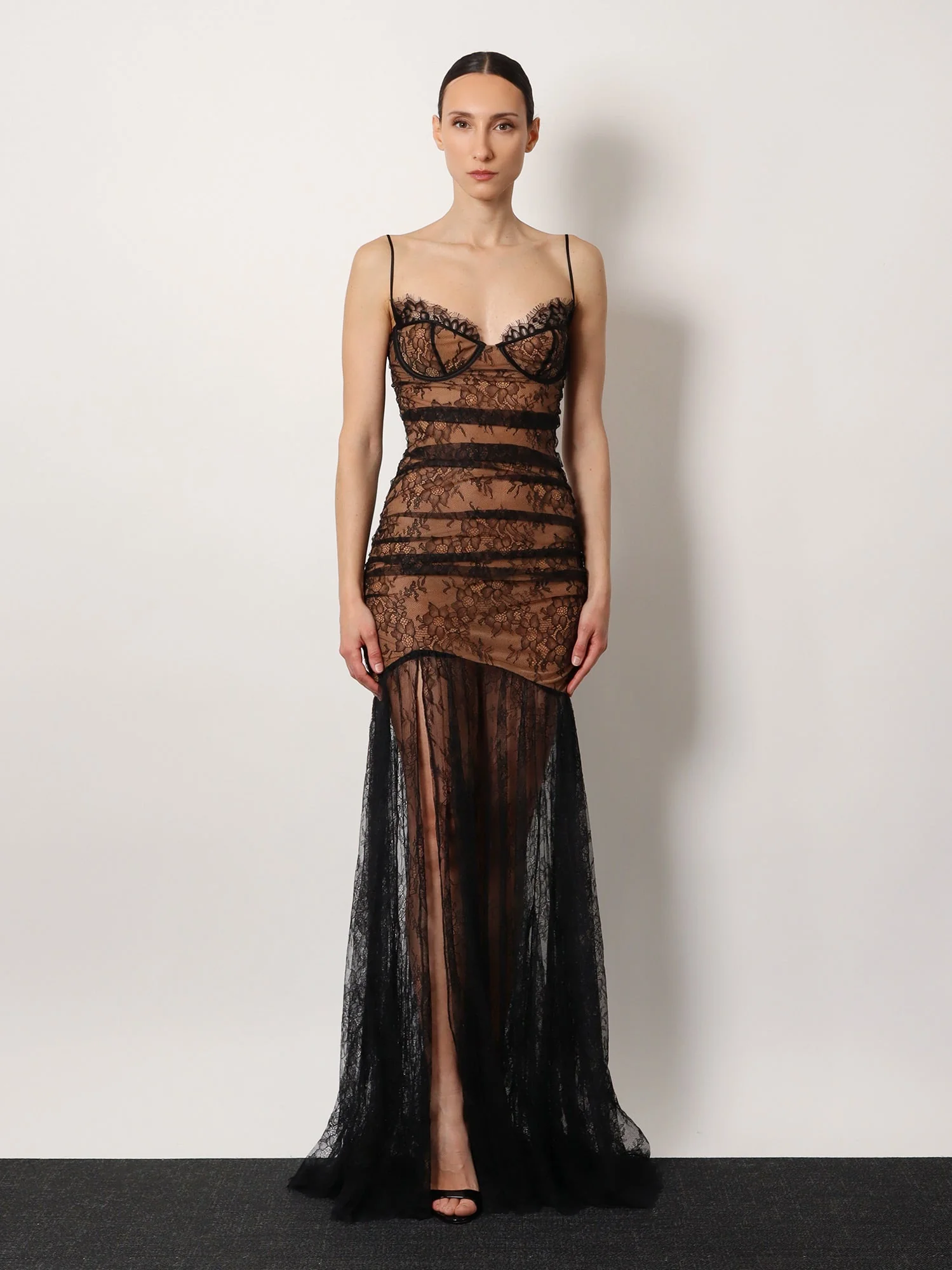 Retrofete Aliza Lace Long Dress - Image 2