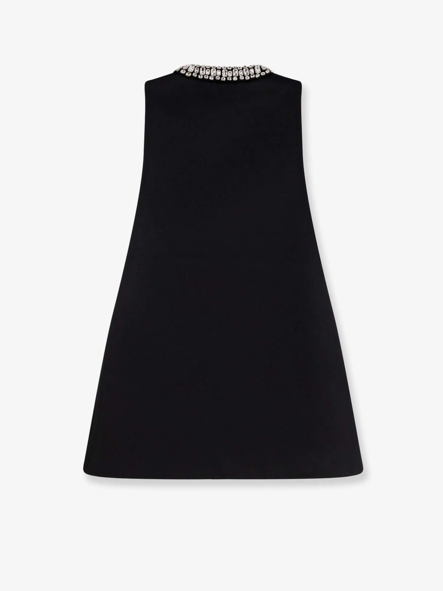 Retrofete Nancie Satin Mini Dress With Rhinestones - Image 4