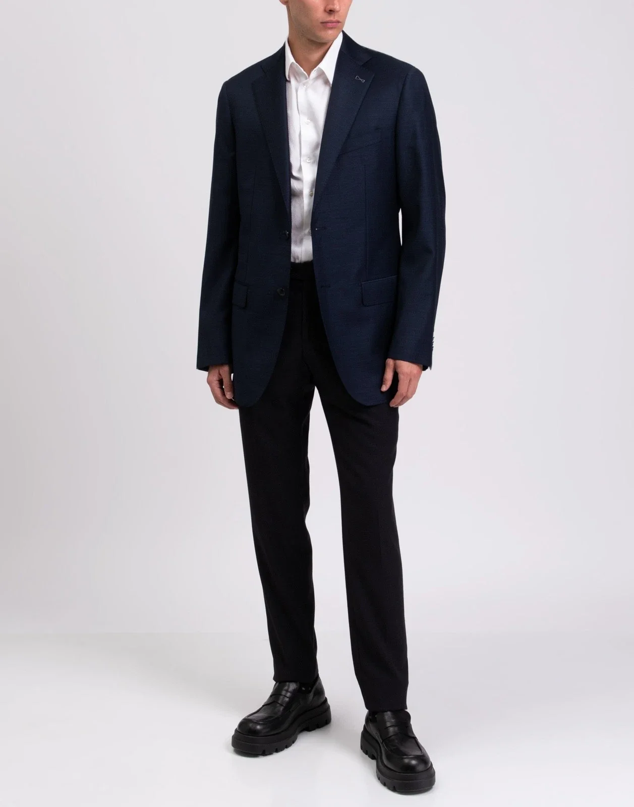 Reyer Single-Breasted Wool Blazer – Navy - Image 3
