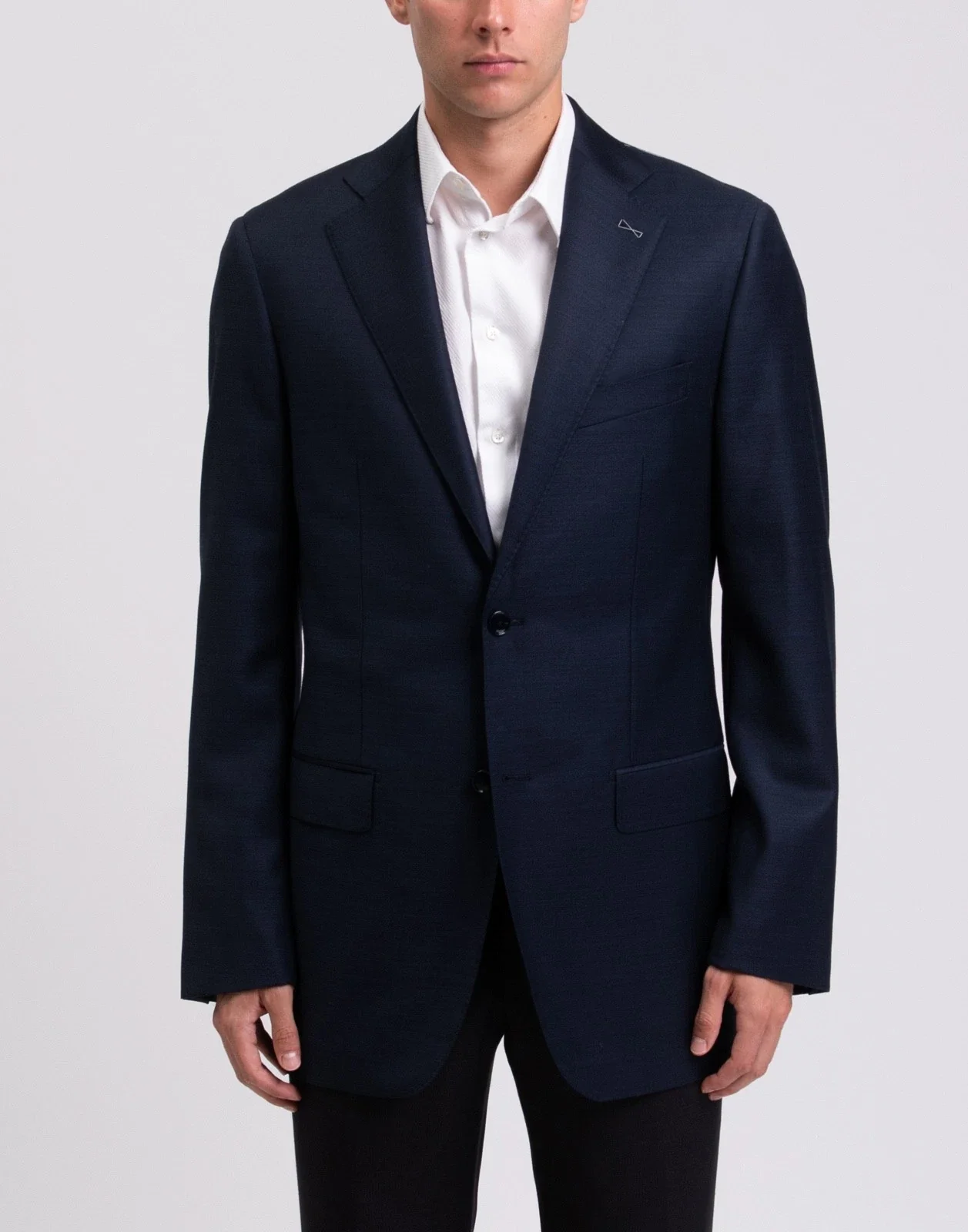 Reyer Single-Breasted Wool Blazer – Navy - Image 4