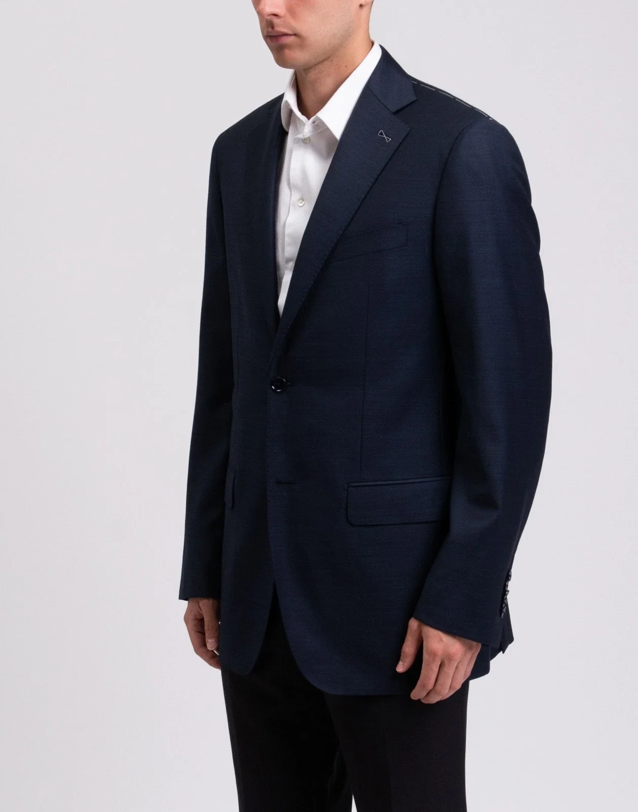 Reyer Single-Breasted Wool Blazer – Navy - Image 5