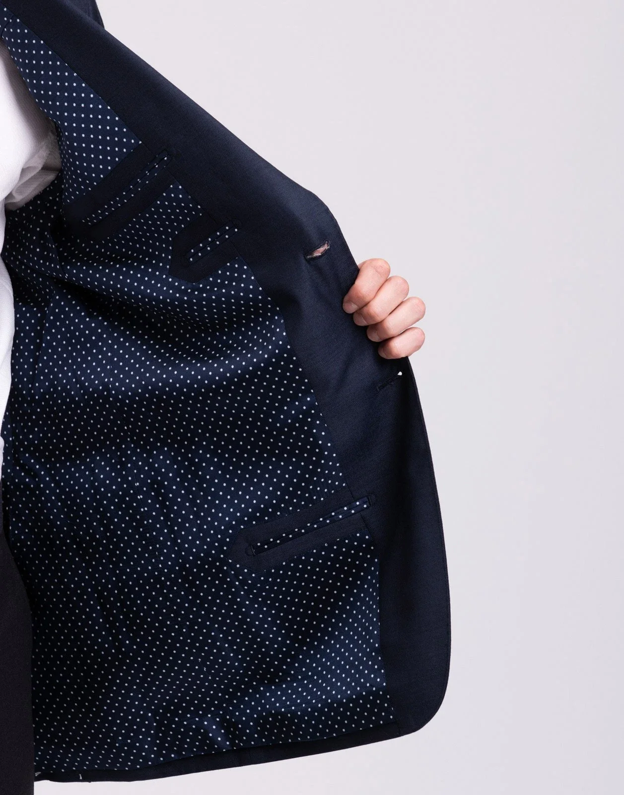 Reyer Single-Breasted Wool Blazer – Navy - Image 7