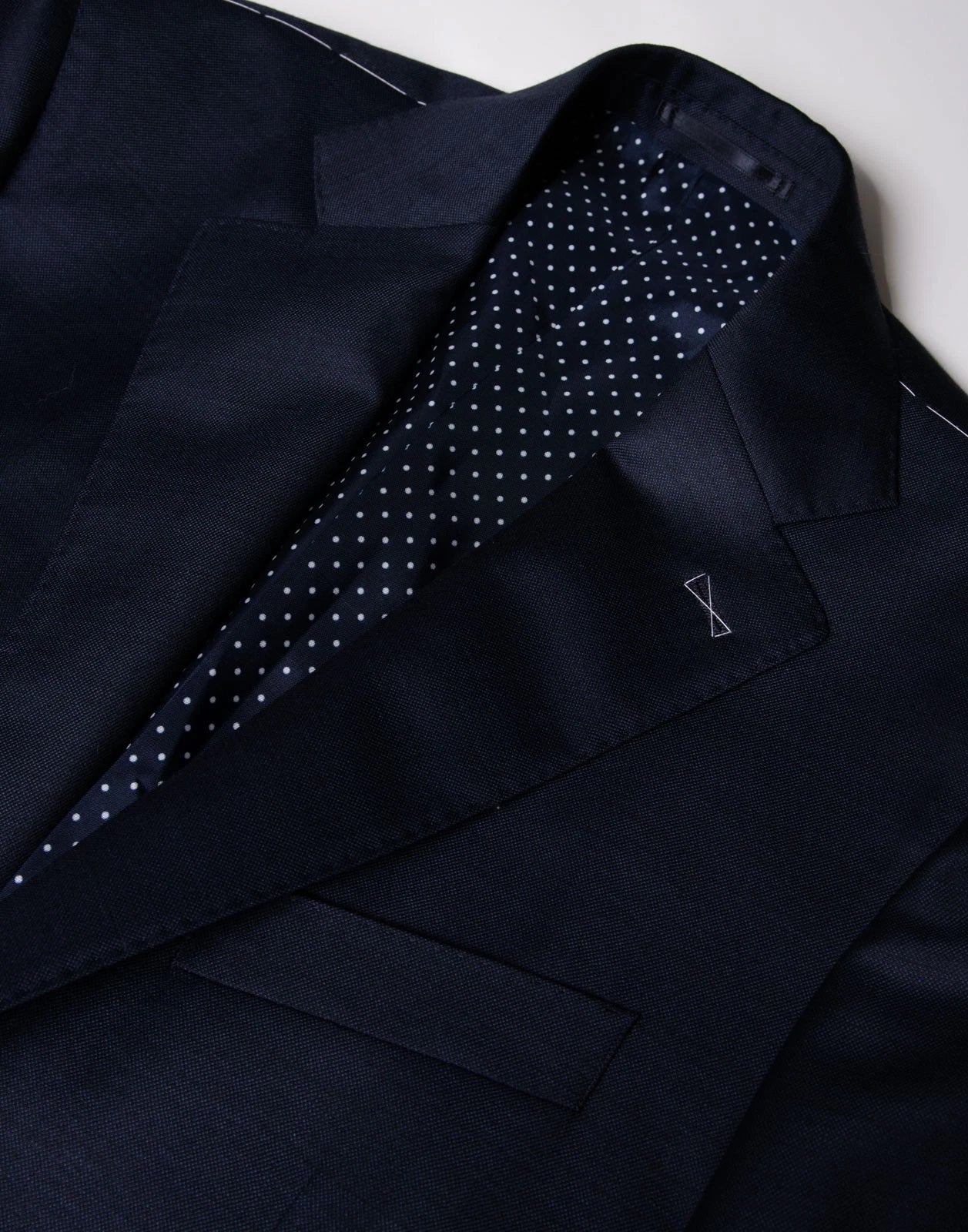 Reyer Single-Breasted Wool Blazer – Navy - Image 8