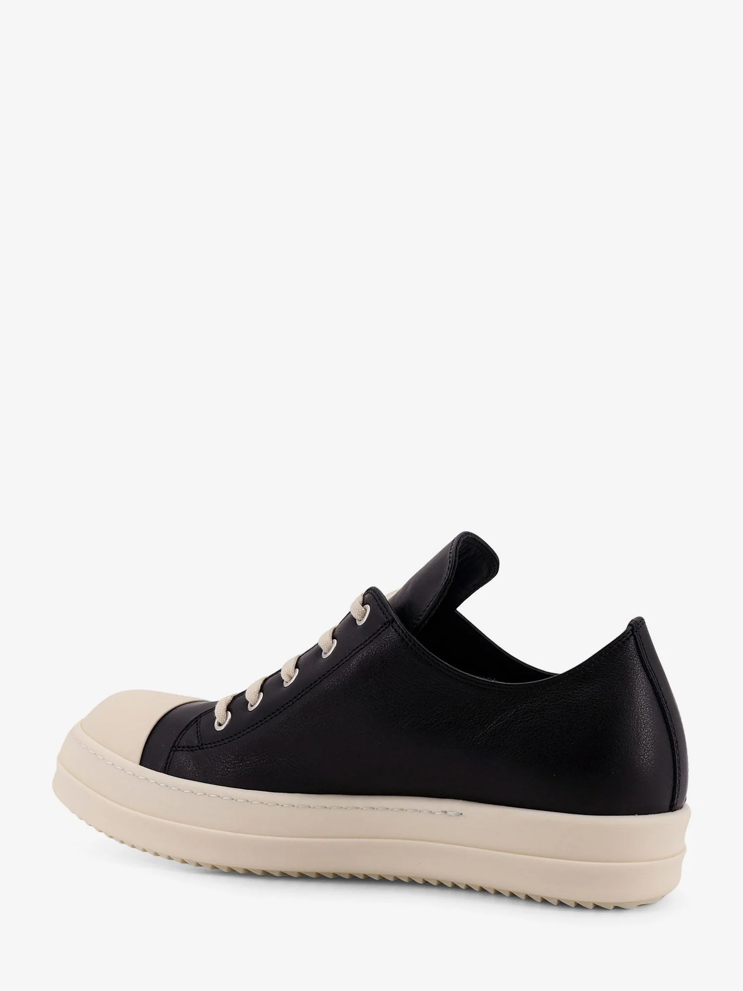 Rick Owens Leather Sneakers - Image 3