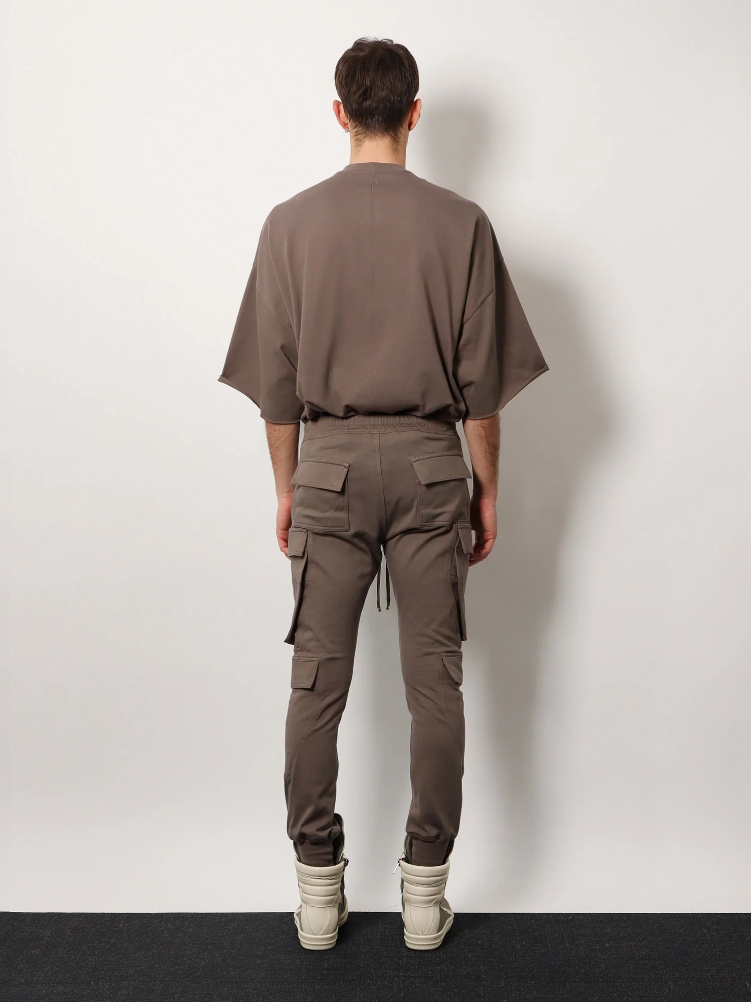 Rick Owens Mastodon Megacargo Organic Cotton Jogging Trouser - Image 4