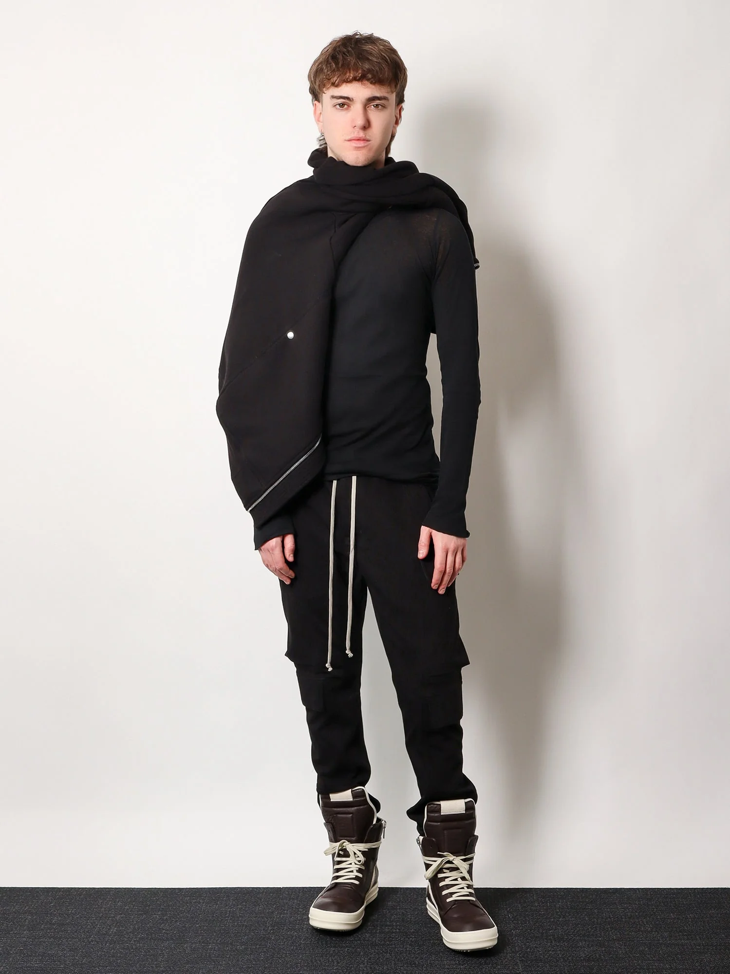 Rick Owens Mastodon Megacargo Organic Cotton Jogging Trouser - Image 7