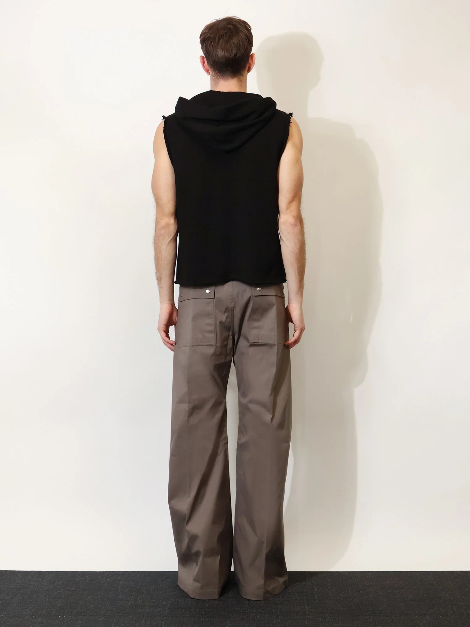 Rick Owens Sleeveless Organic Cotton Sweatshirt - Image 3