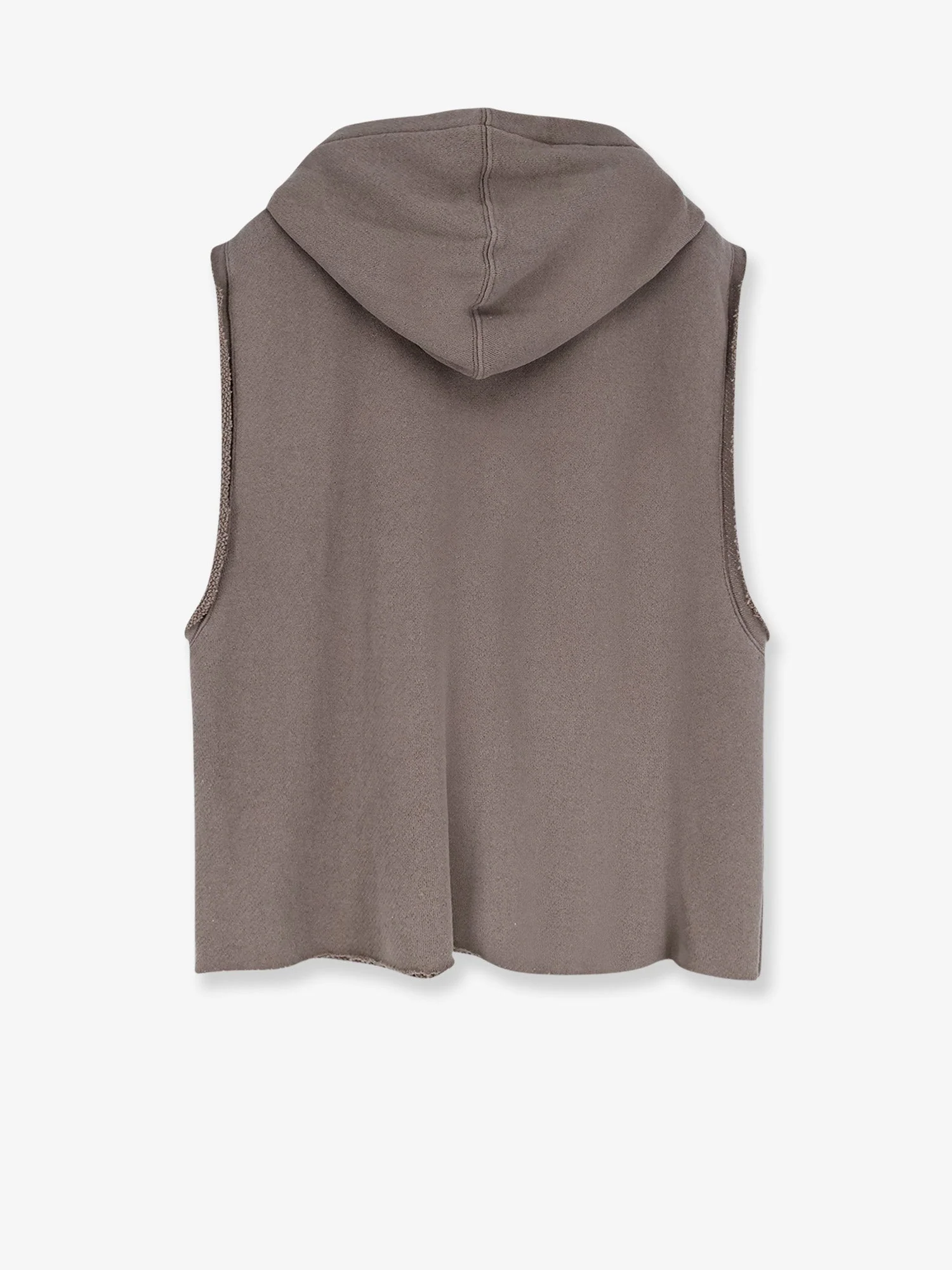 Rick Owens Sleeveless Organic Cotton Sweatshirt - Image 9