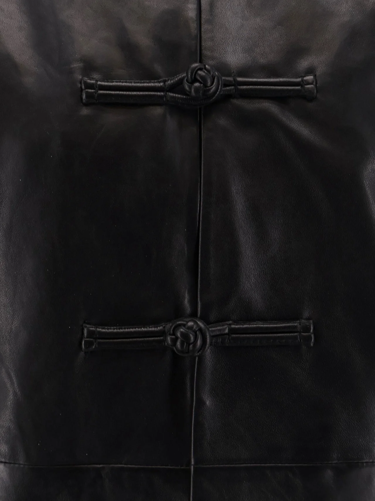 Rohe Mandarin Closure Leather Jacket - Image 3