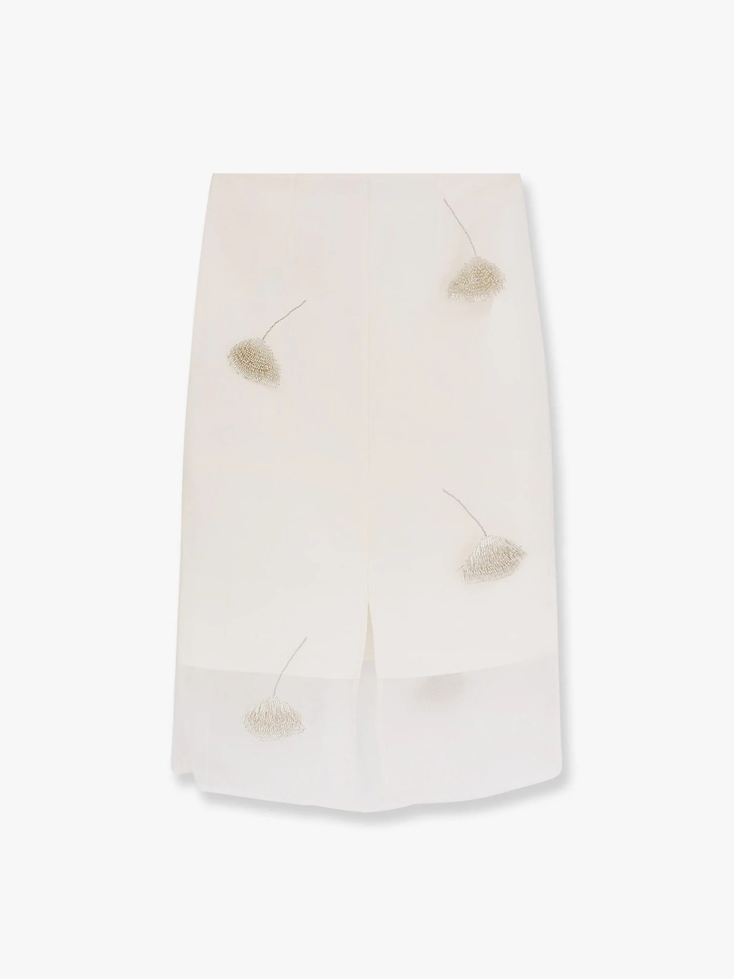 Rohe Silk Skirt With Jewel Details - Image 5