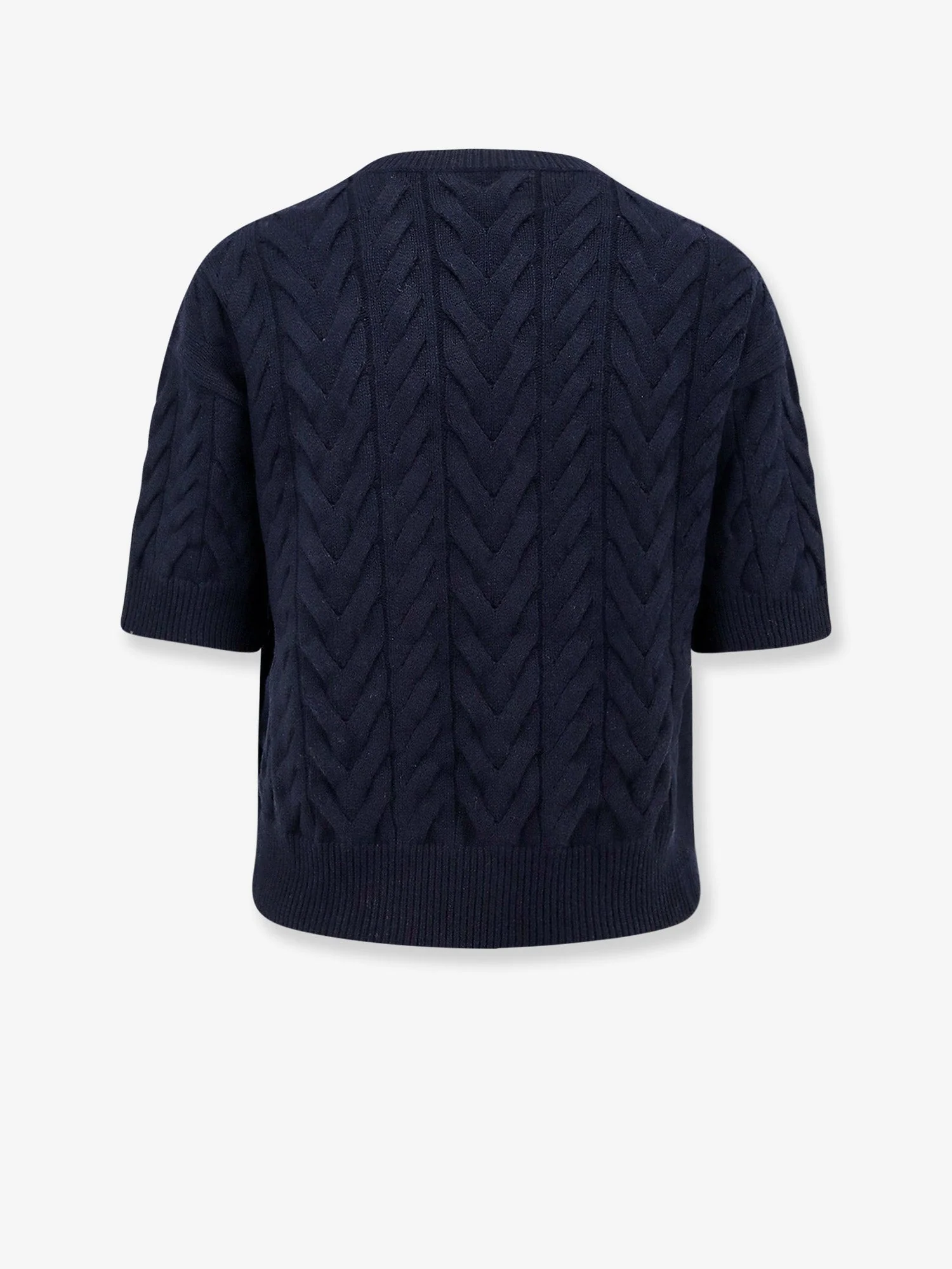 'S Max Mara Dominus Wool Sweater With Cable Knit - Image 4