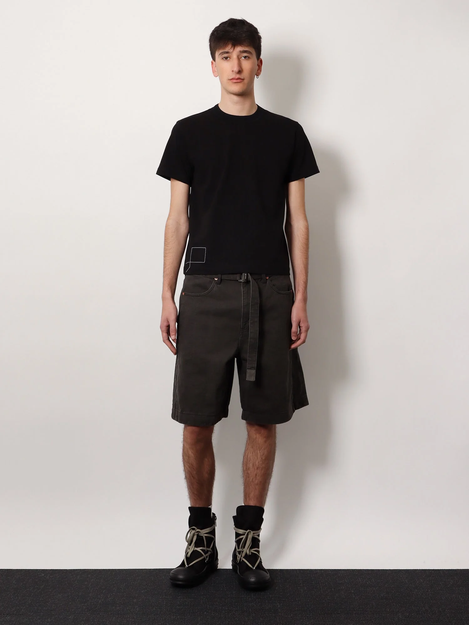 Sacai Cotton T-Shirt With Logo On The Back - Image 7