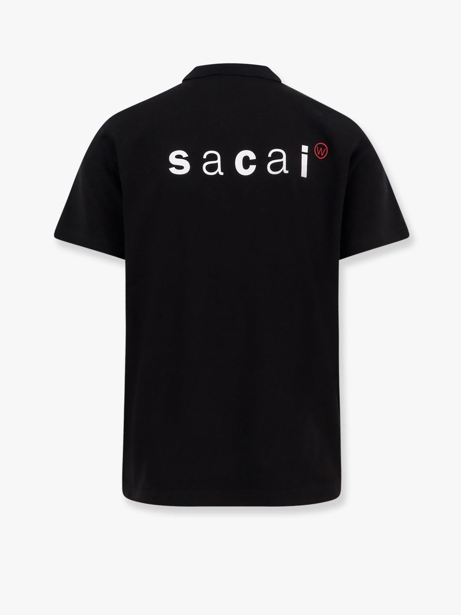 Sacai Cotton T-Shirt With Logo On The Back - Image 9