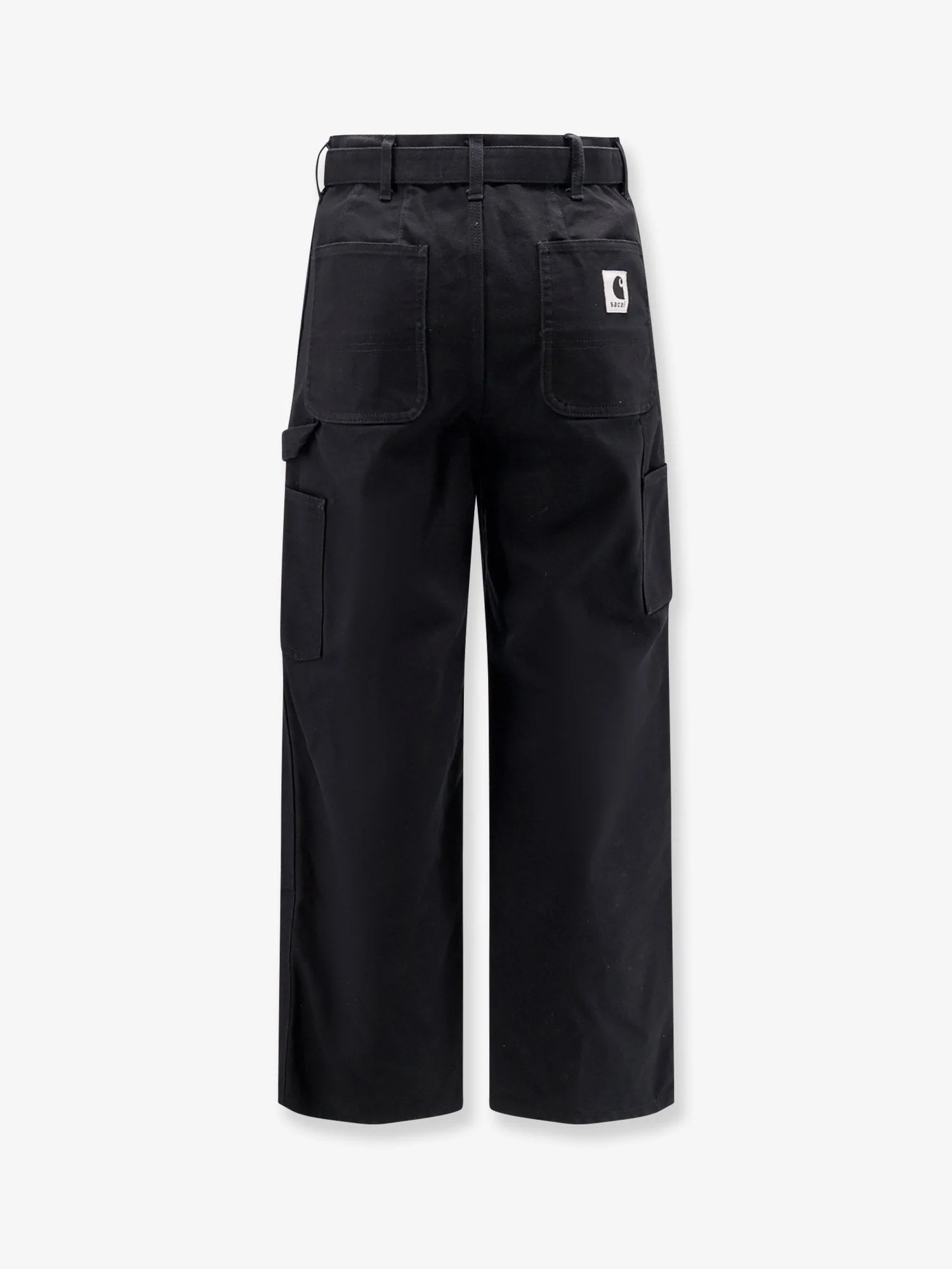 Sacai X Carhartt Wip Carhartt Wip Duck Cotton Trousers - Image 2