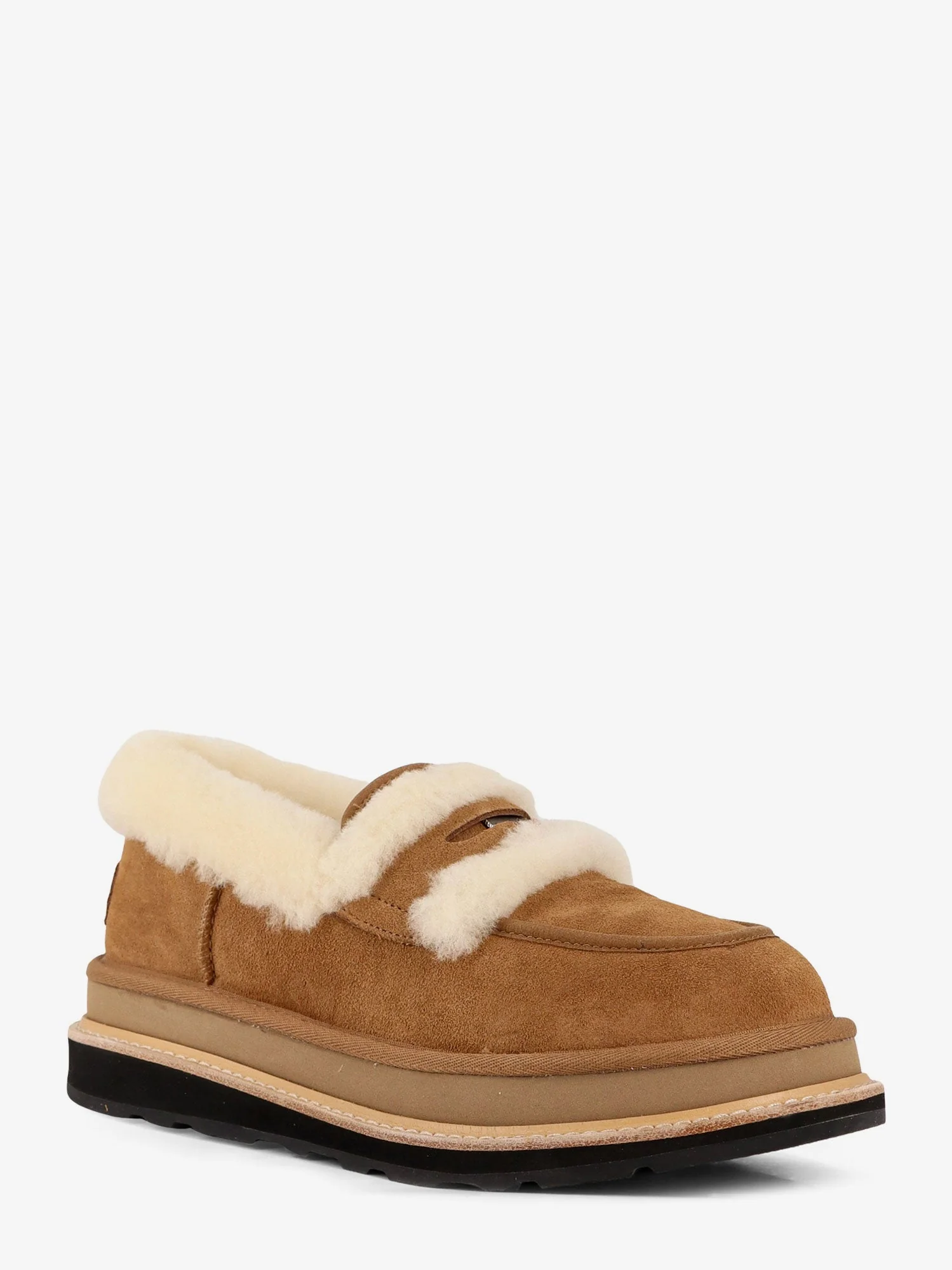 Sacai X Ugg Suede And Fur Ugg X Sacai Loafer - Image 2