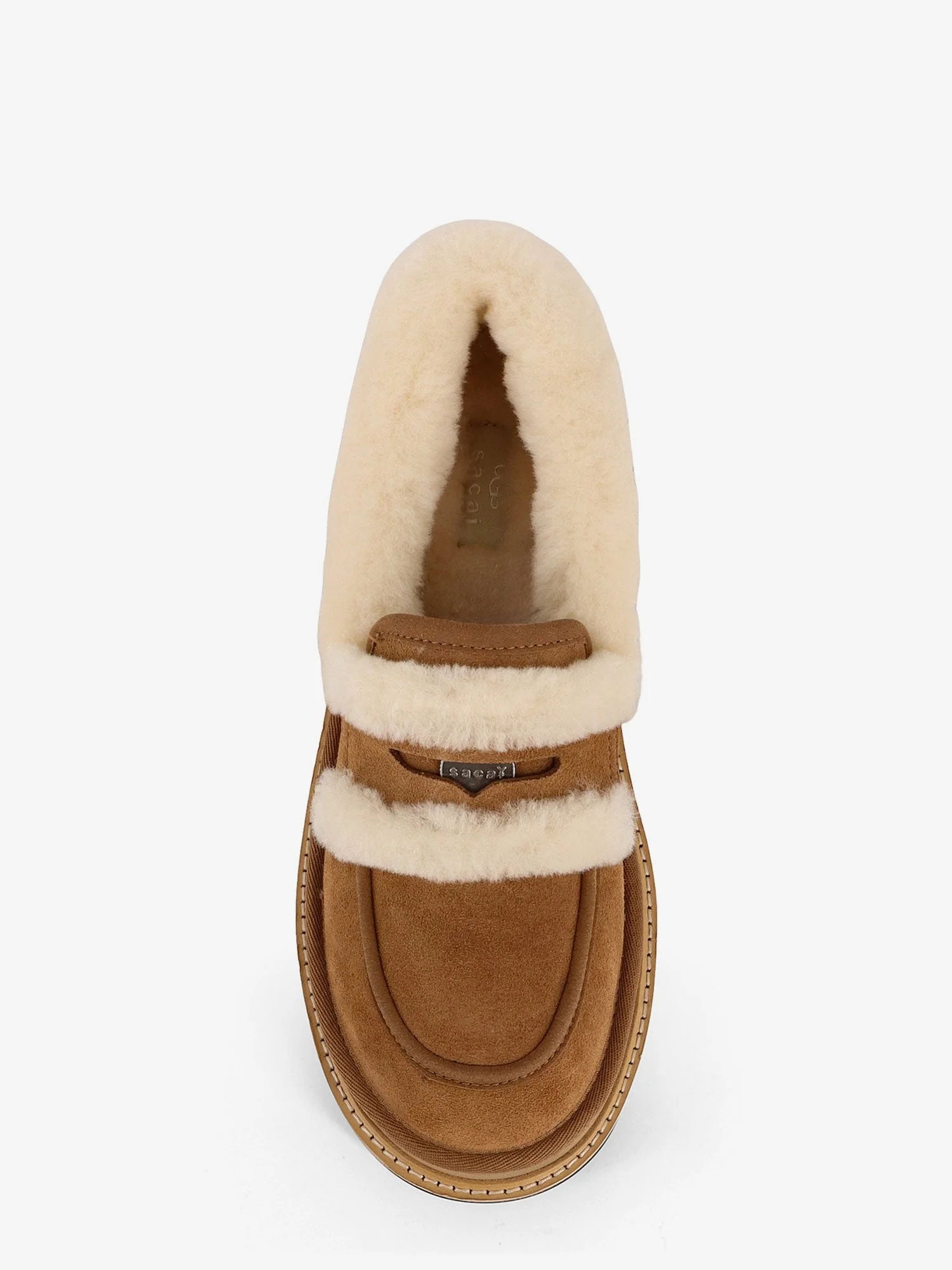 Sacai X Ugg Suede And Fur Ugg X Sacai Loafer - Image 5