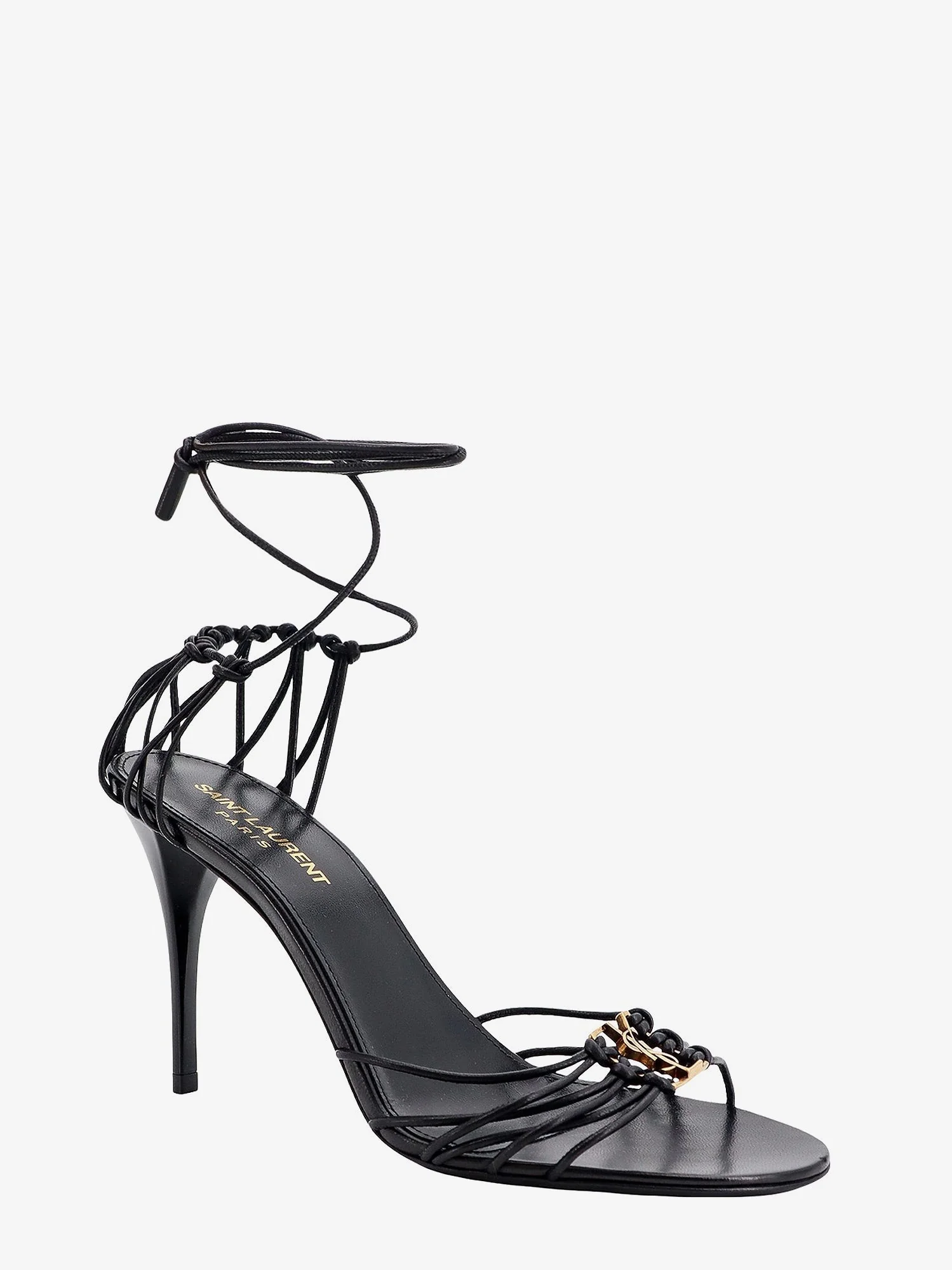 Saint Laurent Babylone 90 Leather Sandals - Image 3