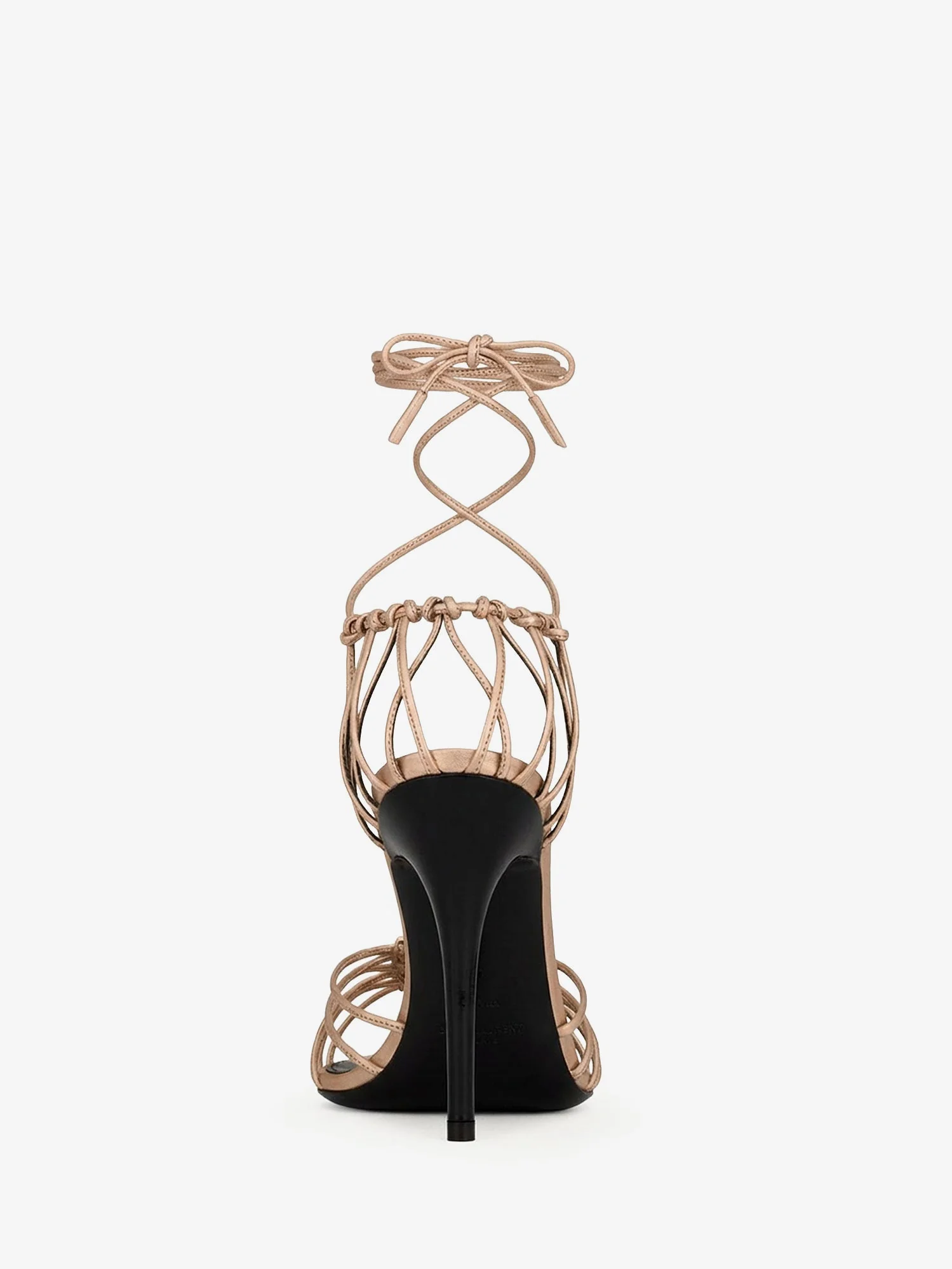 Saint Laurent Babylone 90 Leather Sandals - Image 8